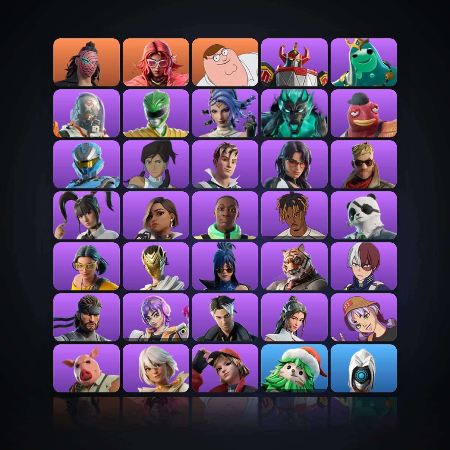 Fortnite | 39 Skins | 50 V-Bucks | Level 599 | 29 Wins — HabibiAccounts