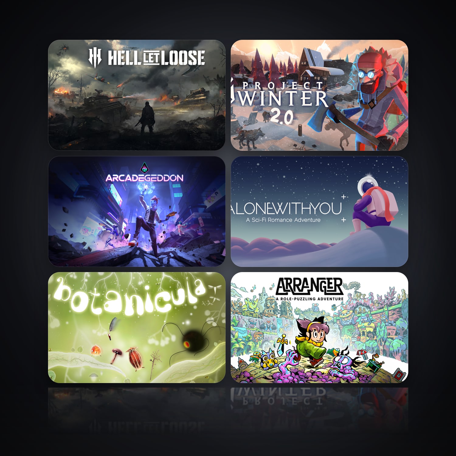 Hell Let Loose & Project Winter | 49 Games — HabibiAccounts