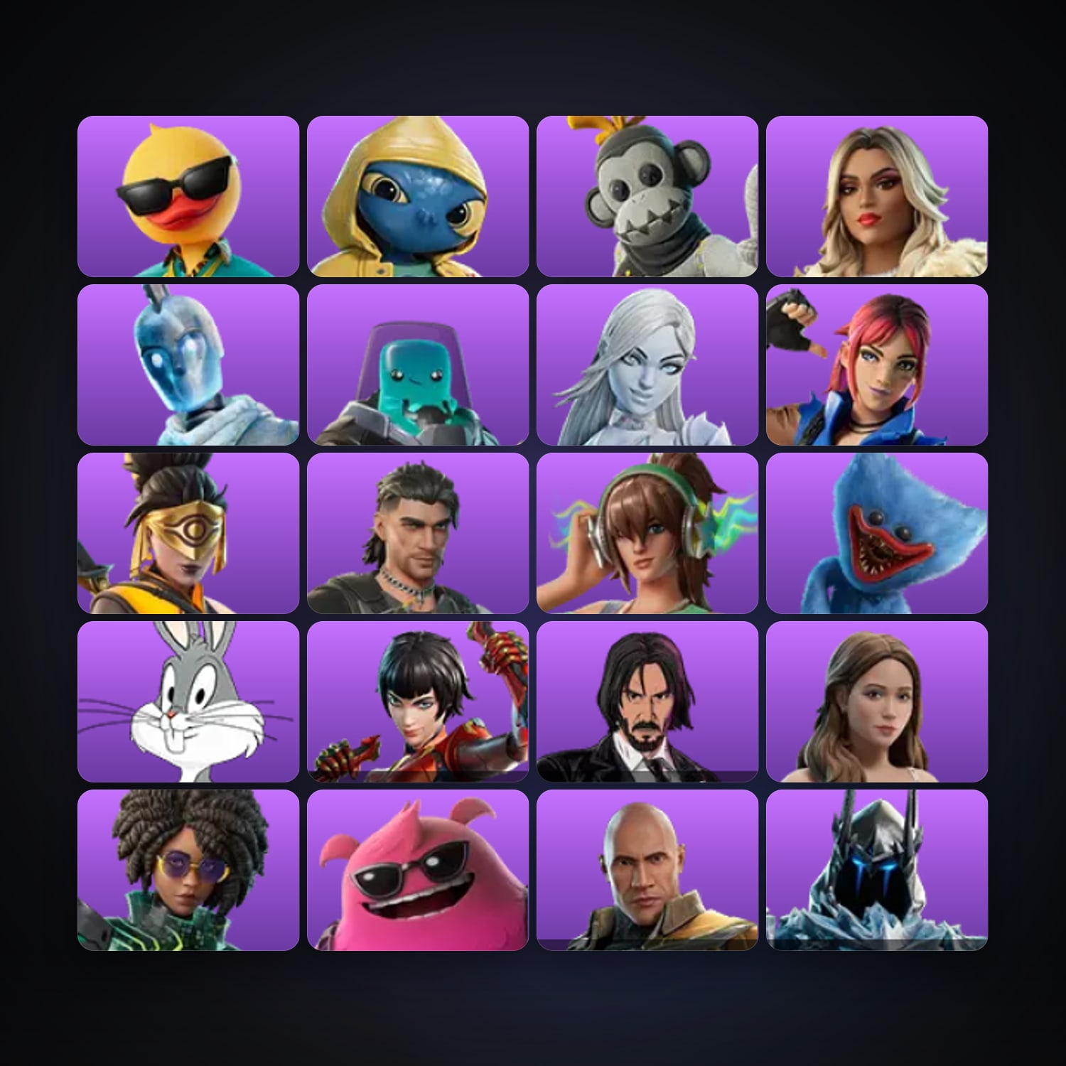 Fortnite | 25 Skins | 50 V-Bucks | Level 782 | 104 Wins — HabibiAccounts