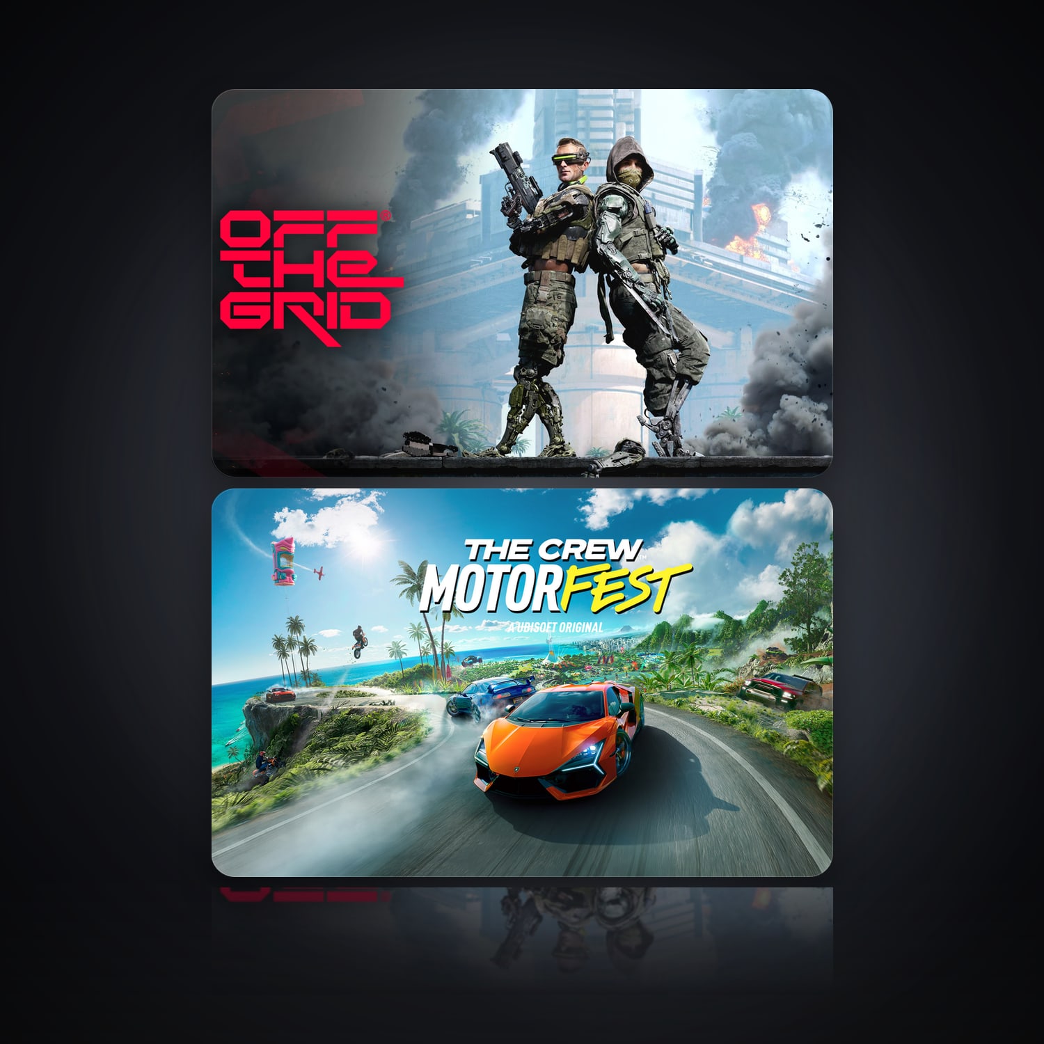 Off The Grid & The Crew Motorfest Standard Edition | 2 Games — HabibiAccounts