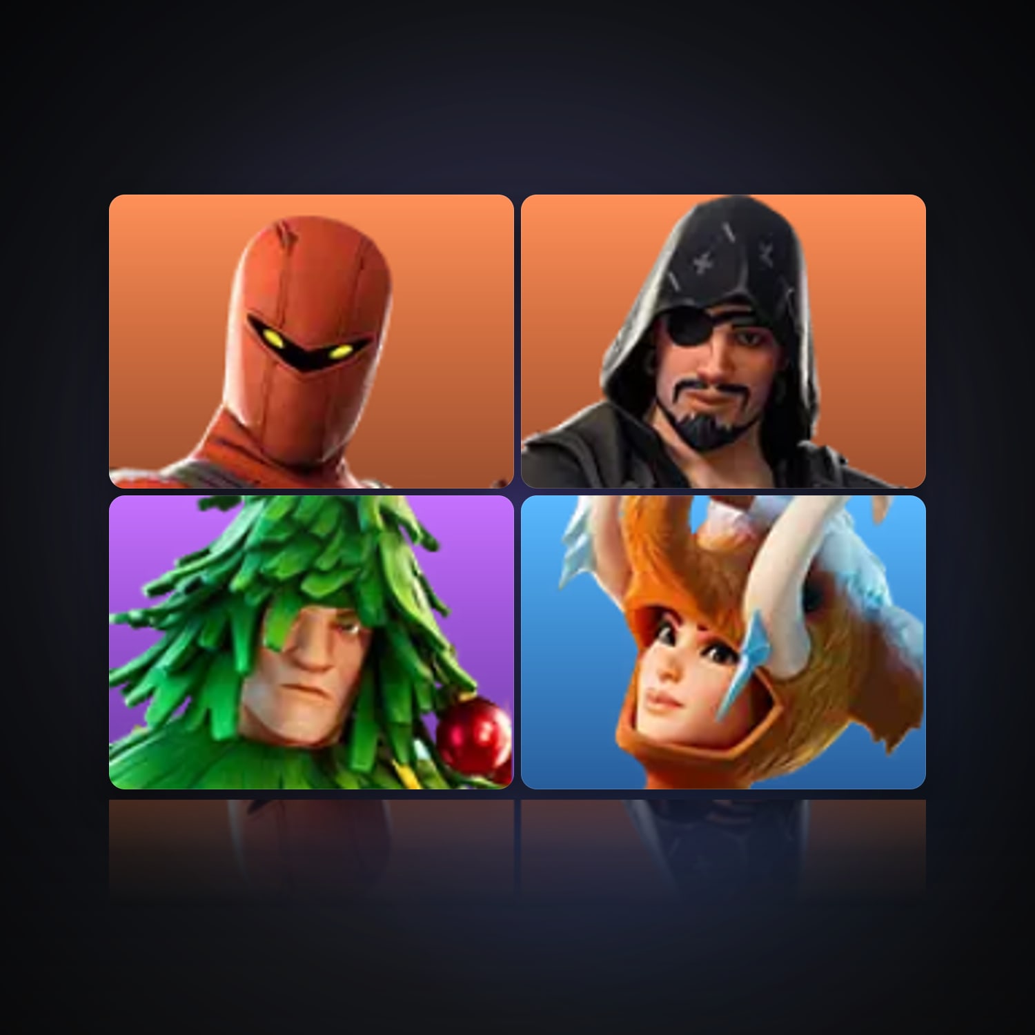 Fortnite | 4 Skins | 100 V-Bucks | Level 49 — HabibiAccounts