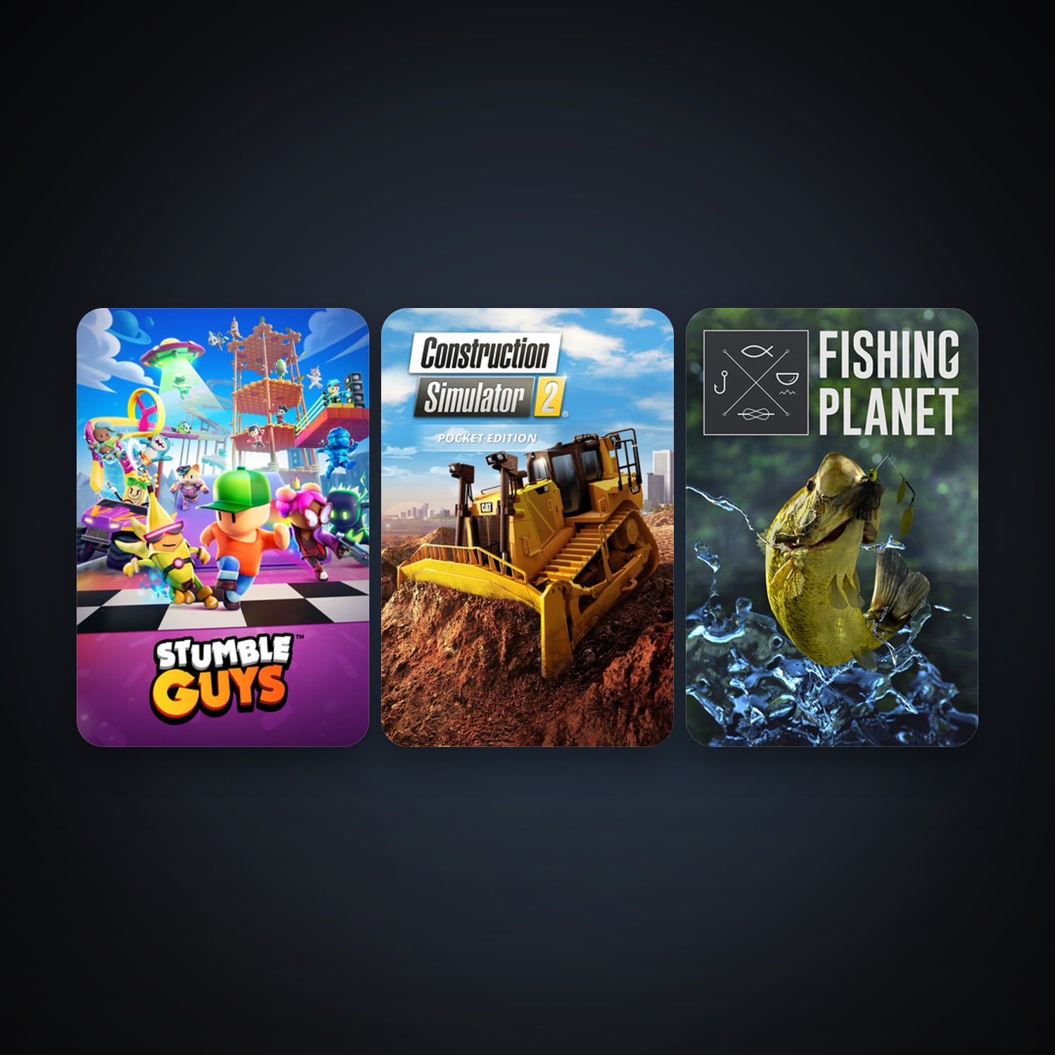 Stumble Guys & Construction Simulator 2 US - Pocket Edition — HabibiAccounts