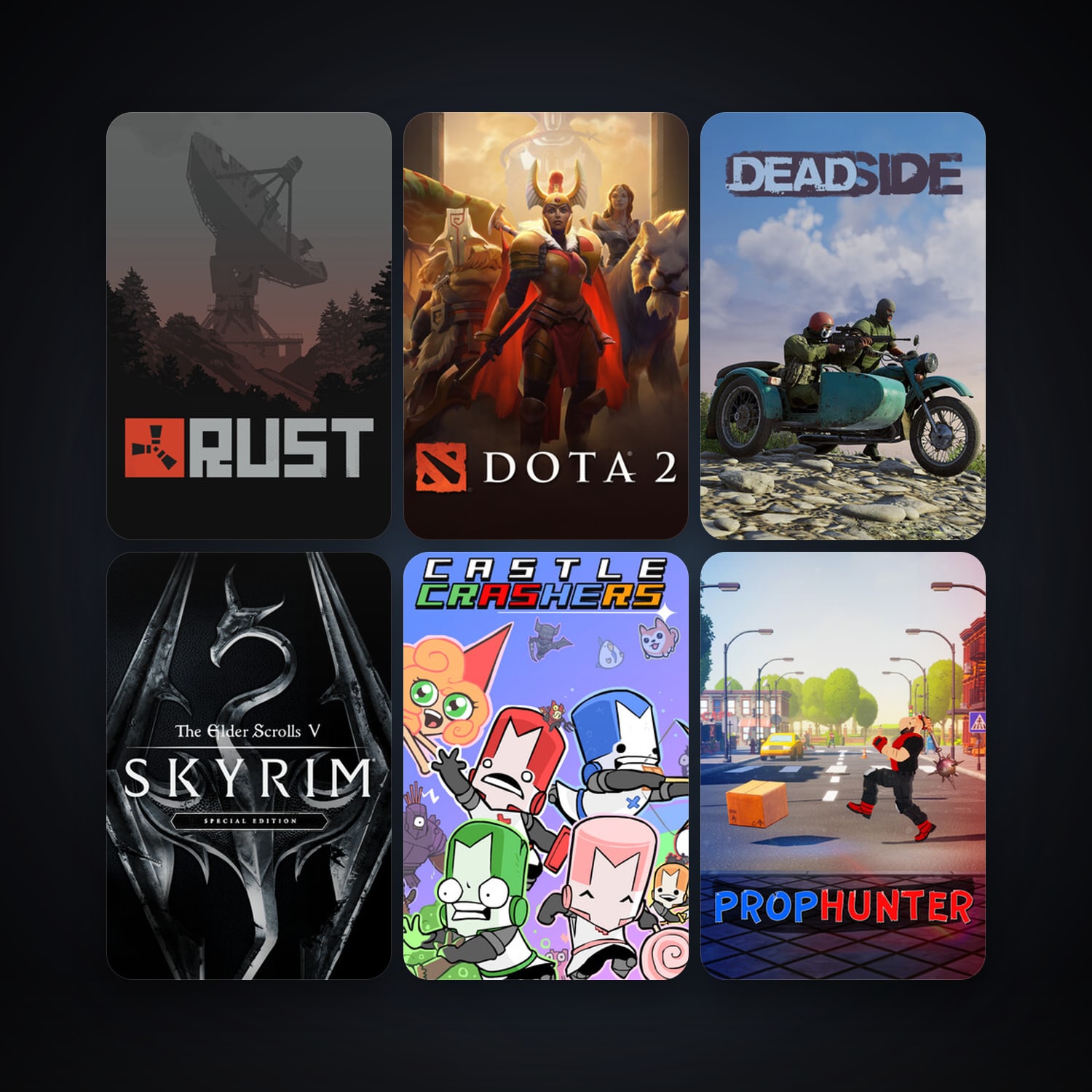 Dota 2 + Castle Crashers, 10 games, clean — HabibiAccounts