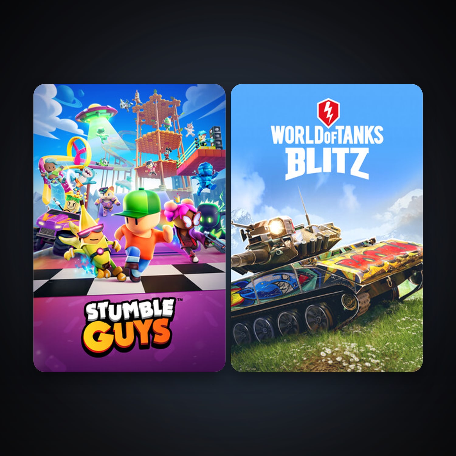 Stumble Guys & World of Tanks Blitz | Clean — HabibiAccounts