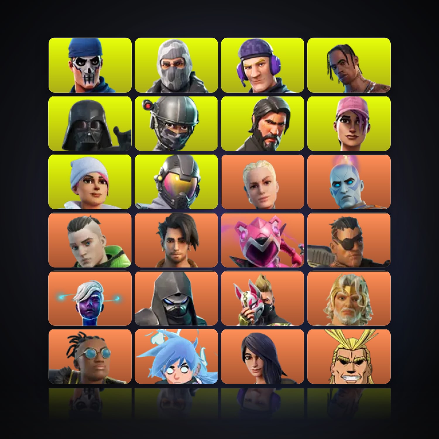Fortnite | 417 Skins | 900 V-Bucks | Level 4297 | 514 Wins — HabibiAccounts