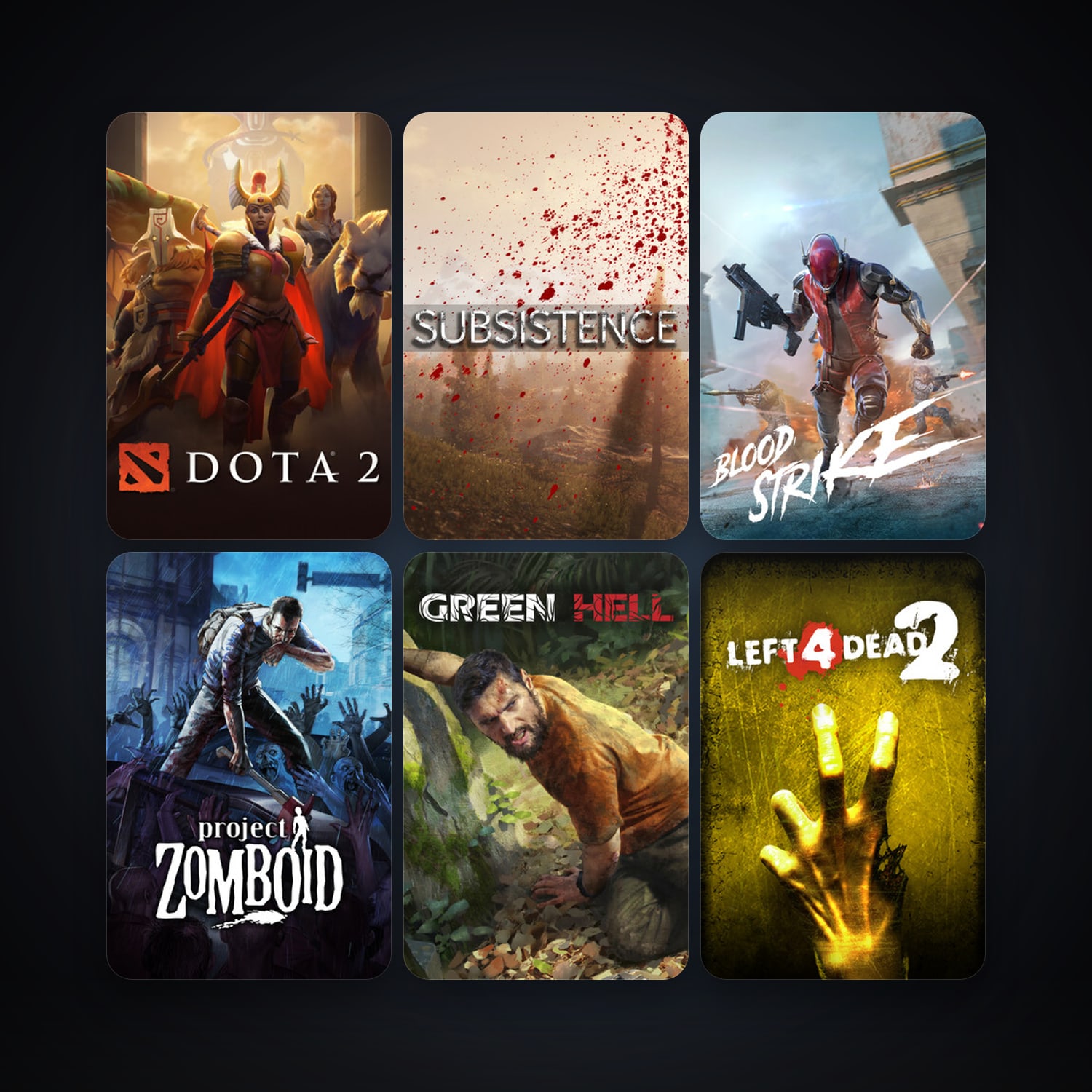 Left 4 Dead + Left 4 Dead 2, 29 games, clean — HabibiAccounts