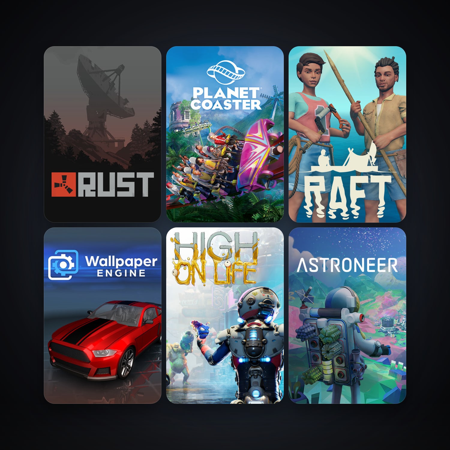 The Forest + Rust, 11 games, clean — HabibiAccounts
