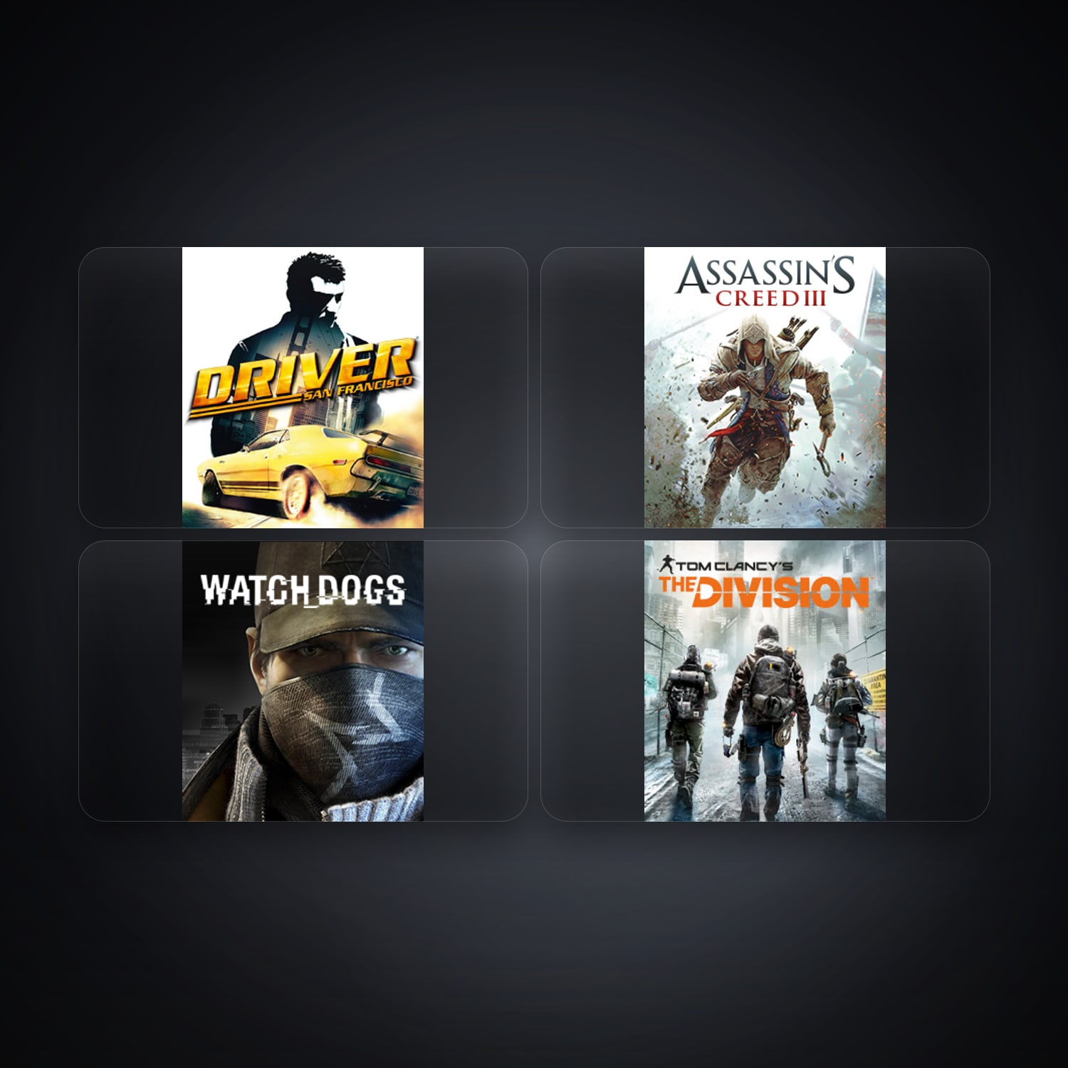 Driver San Francisco & Assassin's Creed III | 5 Games — HabibiAccounts
