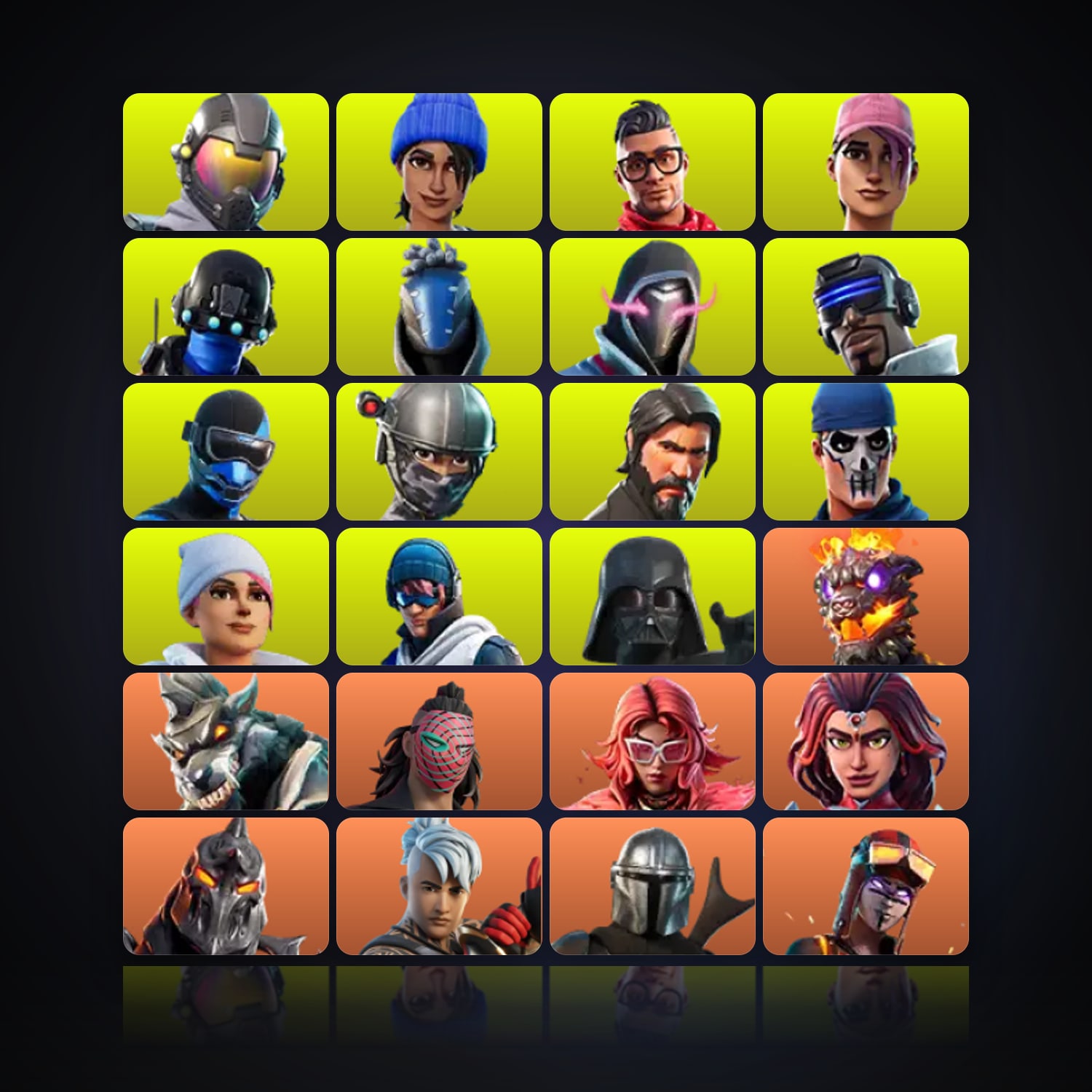 Fortnite | 294 Skins | 100 V-Bucks | Level 4180 | 671 Wins — HabibiAccounts