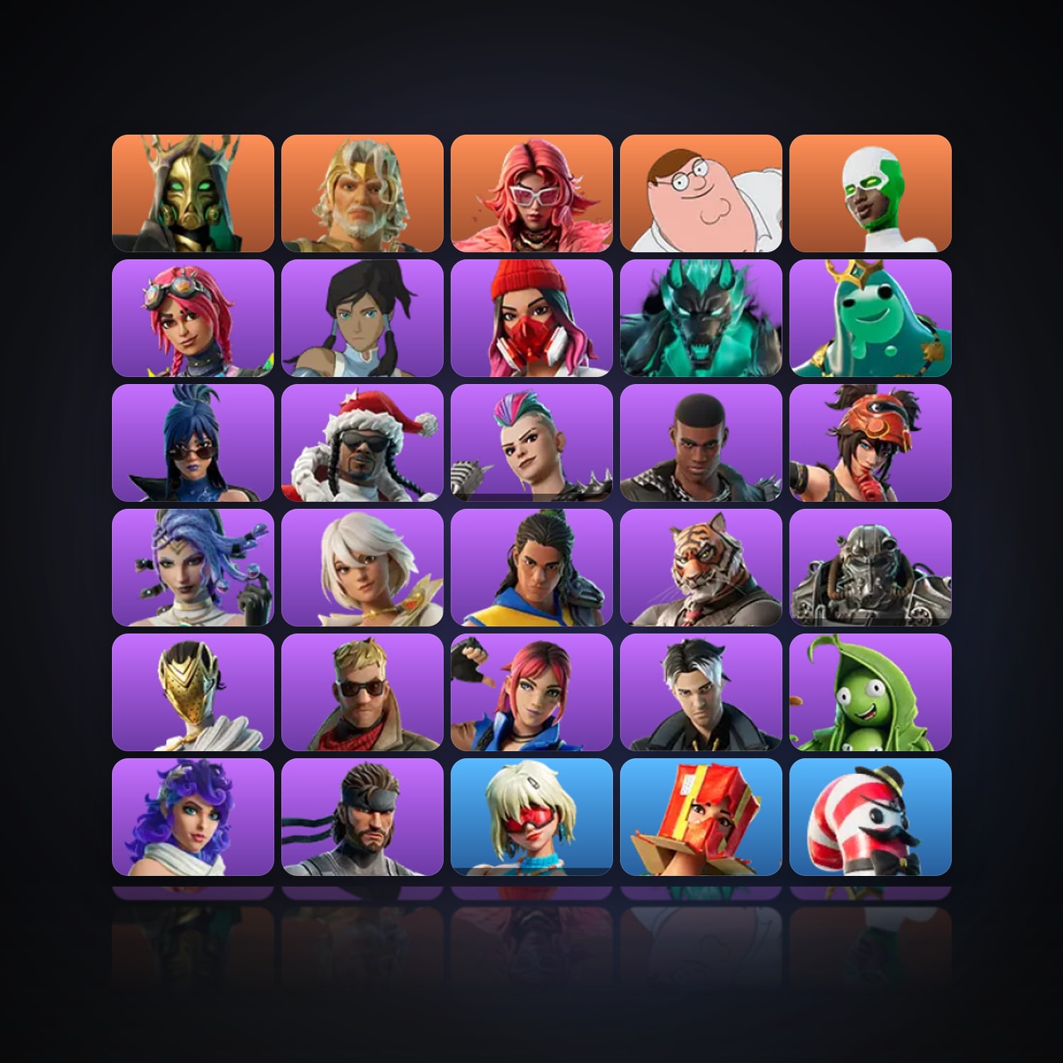 Fortnite | 35 Skins | 200 V-Bucks | Level 533 | 73 Wins — HabibiAccounts