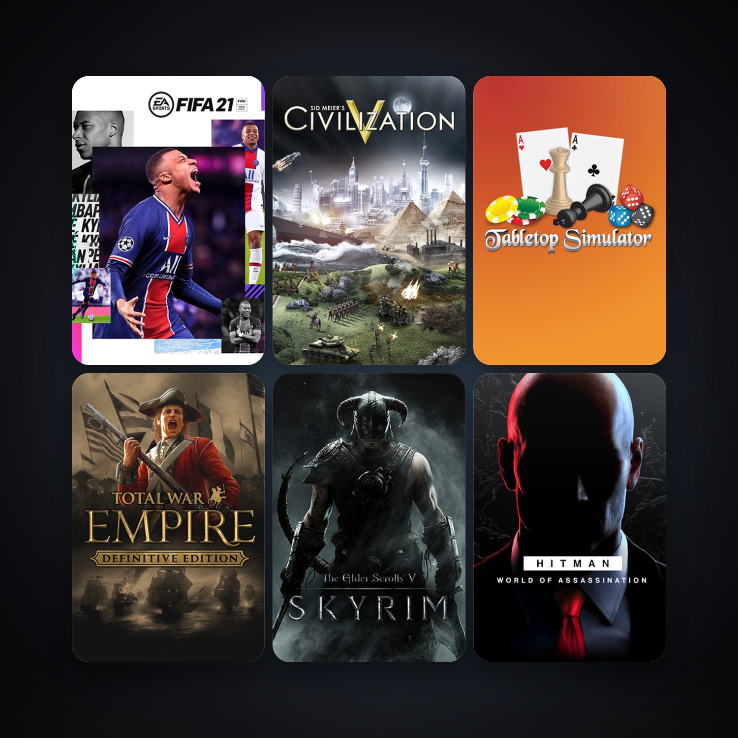 EA SPORTS FIFA 21 & Sid Meier's Civilization V | 34 Games | Clean — HabibiAccounts