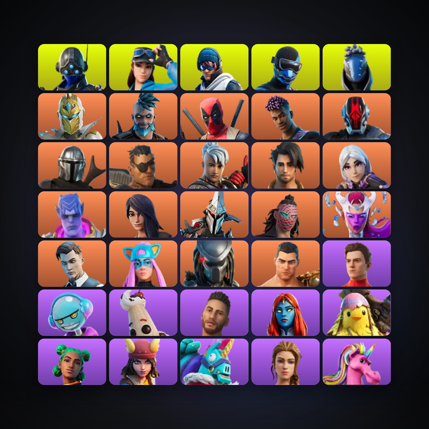 Fortnite | 113 Skins | 300 V-Bucks | Level 1599 | 116 Wins — HabibiAccounts