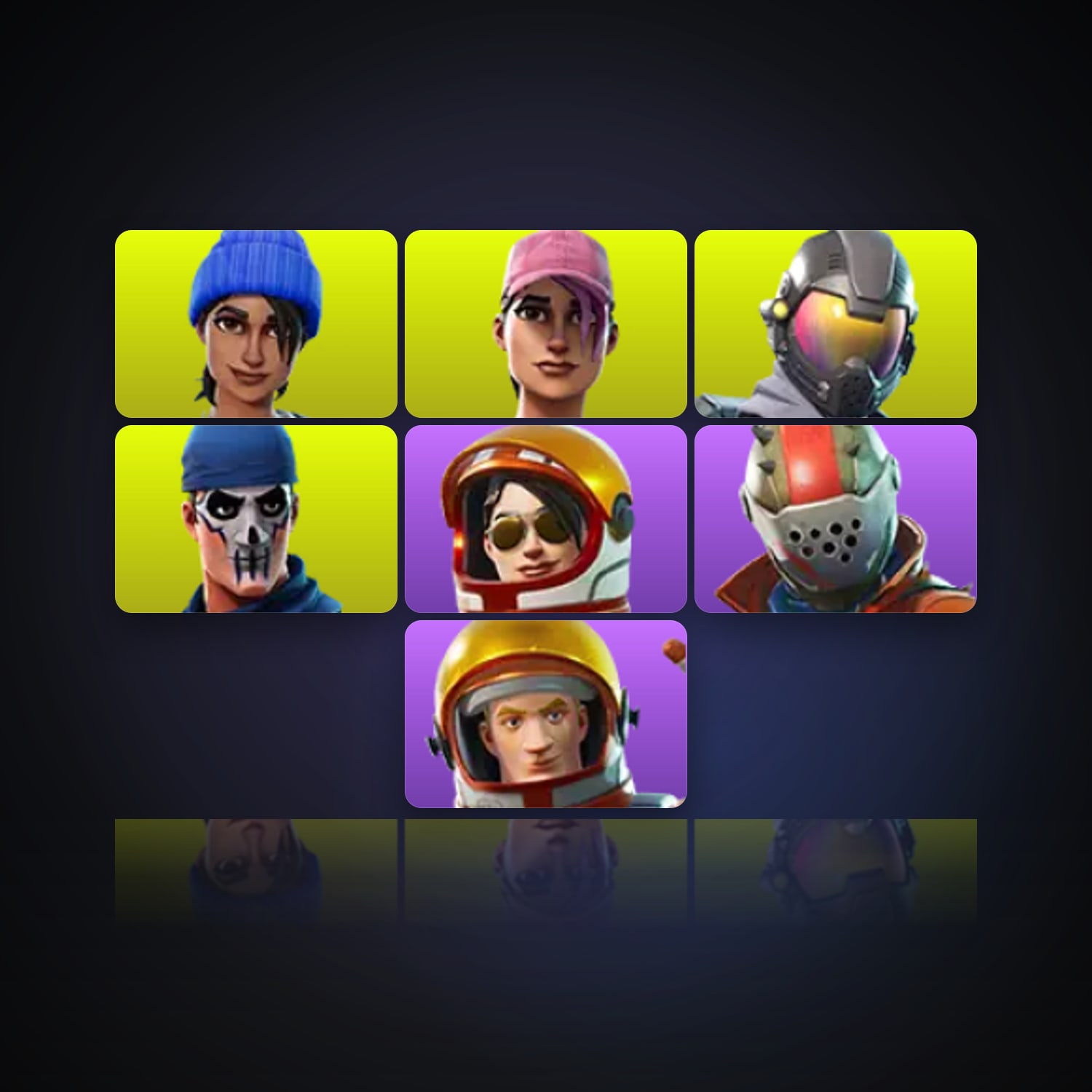 Fortnite | 7 Skins | 1.4K V-Bucks | Level 97 | 5 Wins — HabibiAccounts