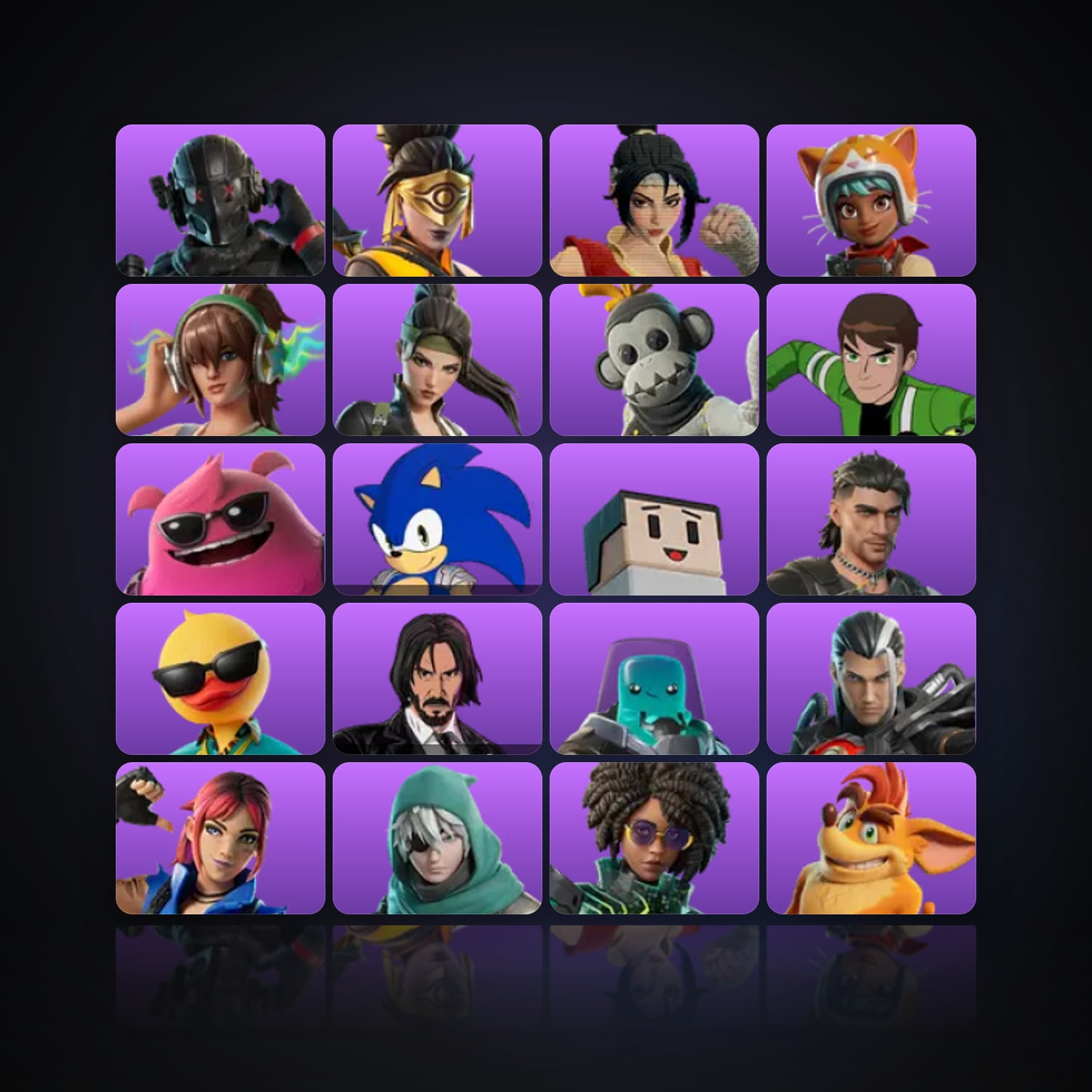 Fortnite | 22 Skins | 100 V-Bucks | Level 238 | 19 Wins — HabibiAccounts