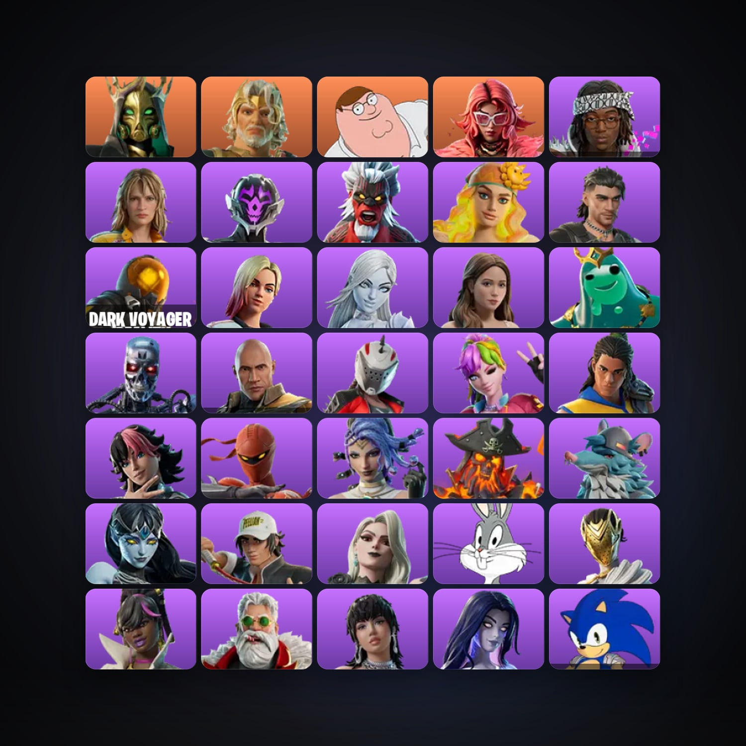 Fortnite | 94 Skins | Level 1277 | 159 Wins — HabibiAccounts