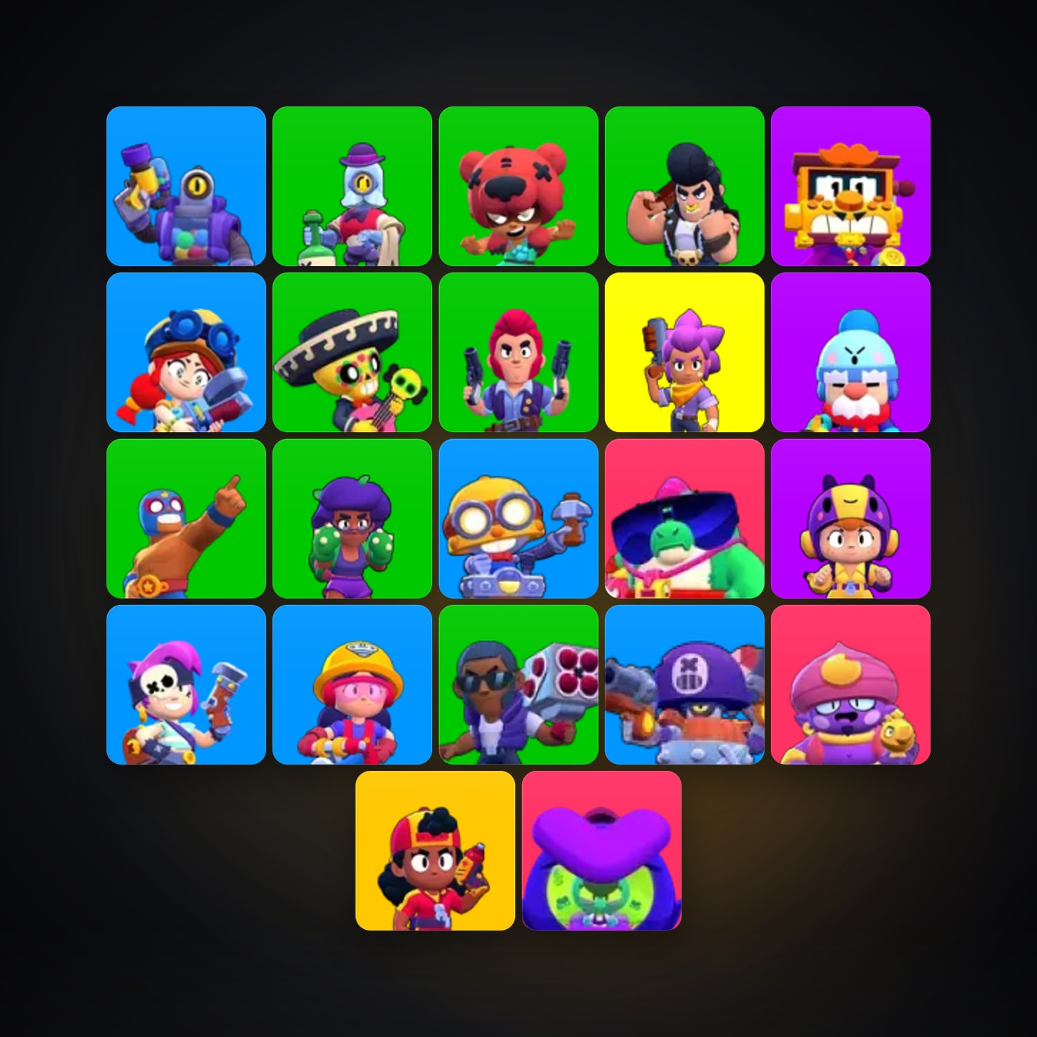 22 Brawlers | 1.8K Trophies | TH 11 — HabibiAccounts