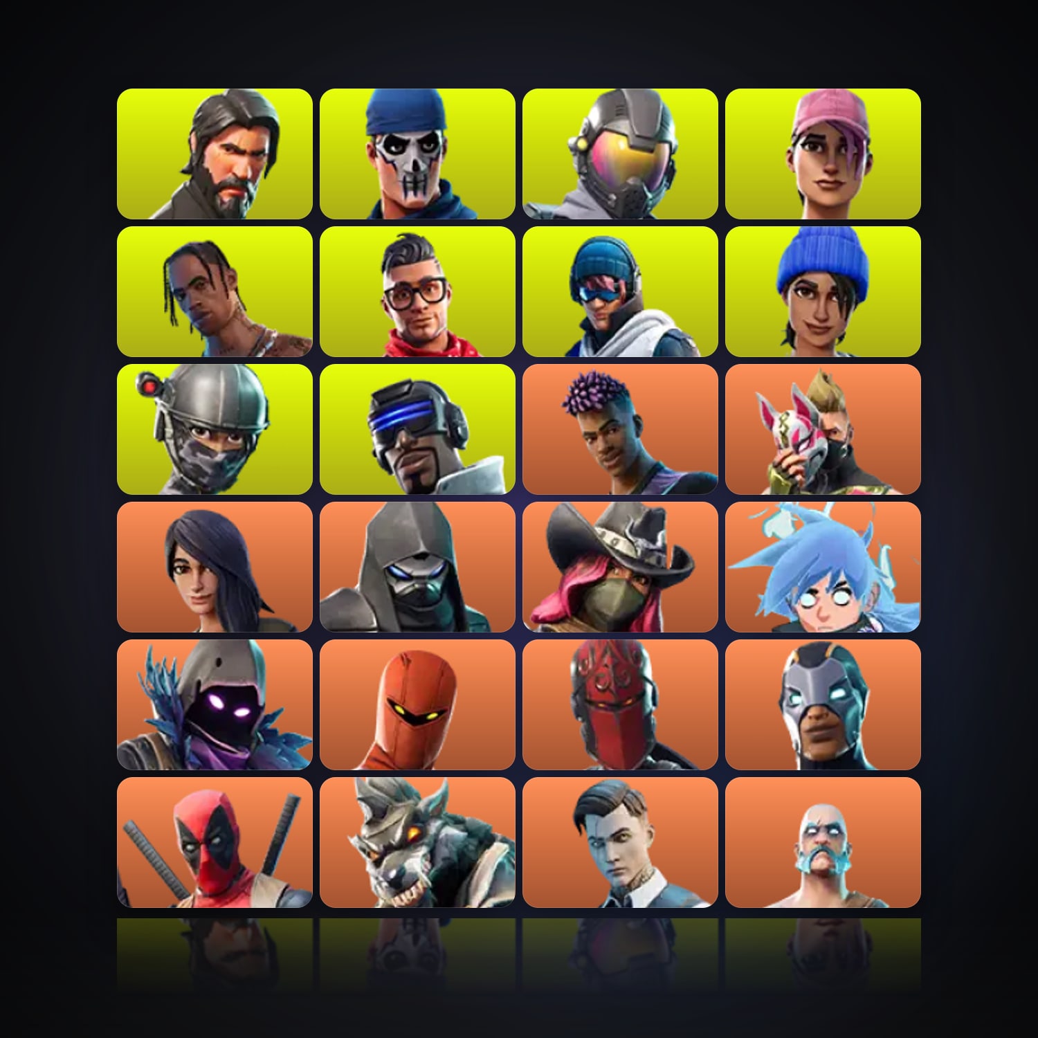 Fortnite | 98 Skins | 350 V-Bucks | Level 1365 | 358 Wins — HabibiAccounts