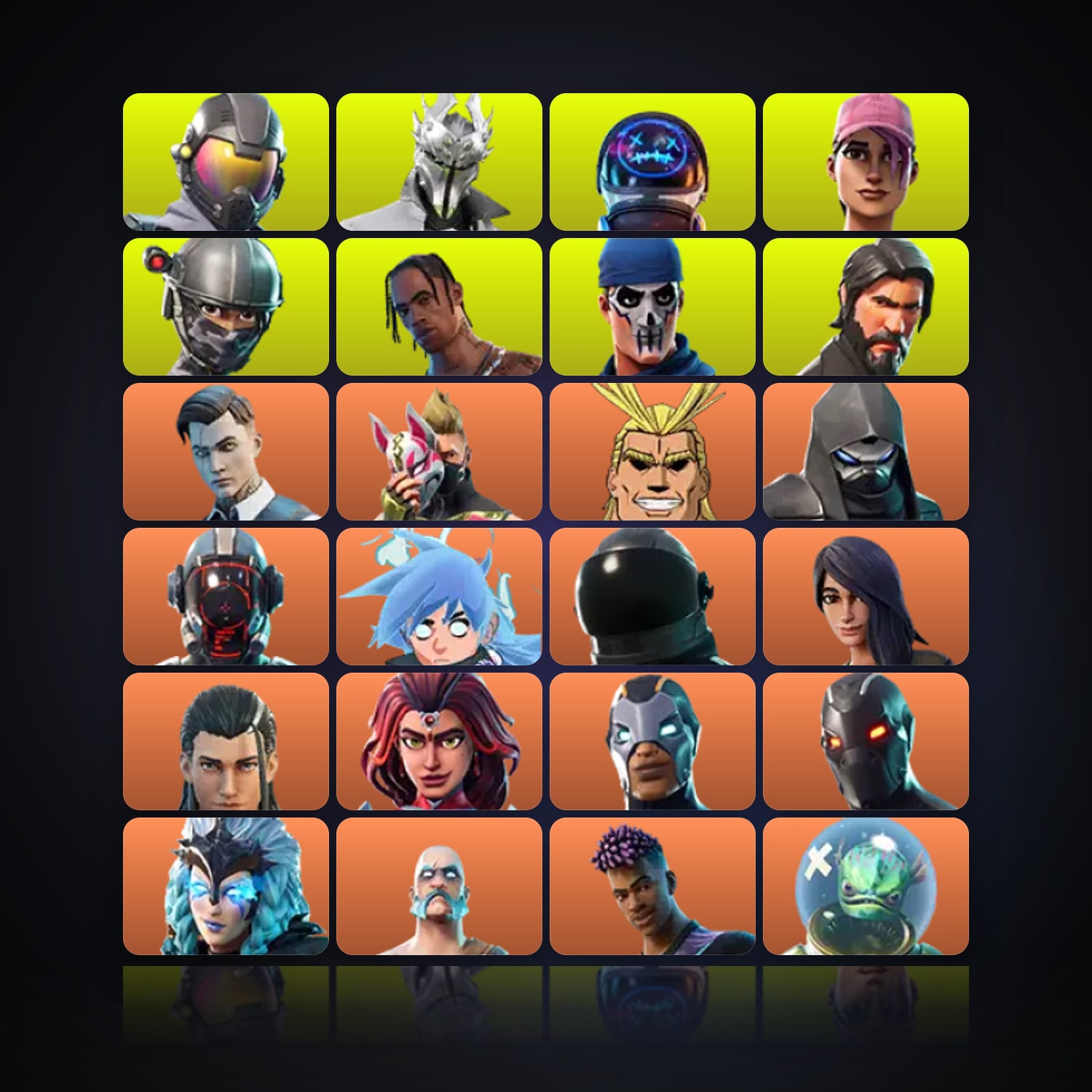 Fortnite | 92 Skins | 100 V-Bucks | Level 1169 | 203 Wins — HabibiAccounts