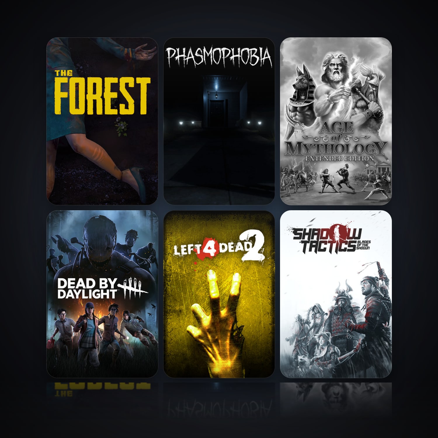 The Forest & Phasmophobia | Level 10 | 32 Games | Clean — HabibiAccounts