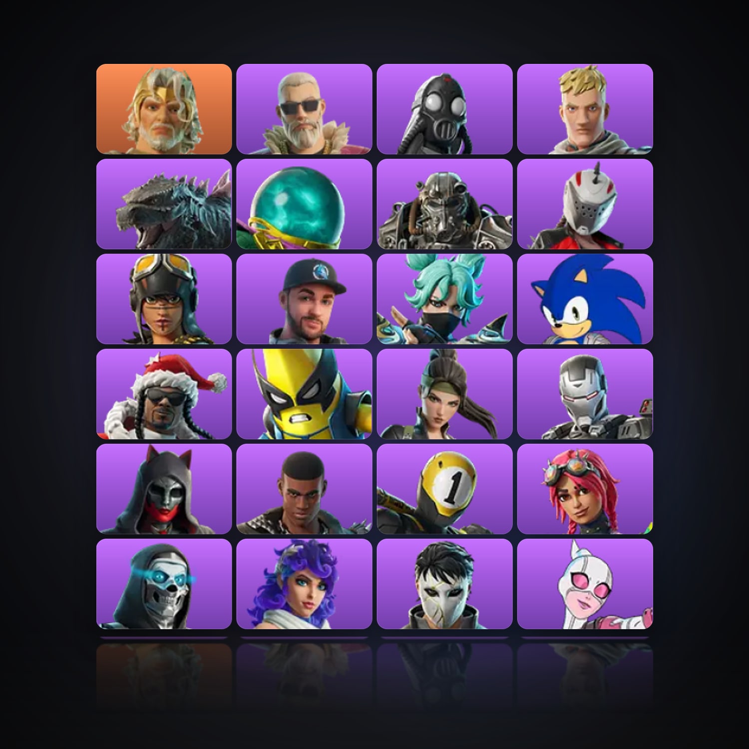 Fortnite | 66 Skins | 600 V-Bucks | Level 551 | 33 Wins — HabibiAccounts