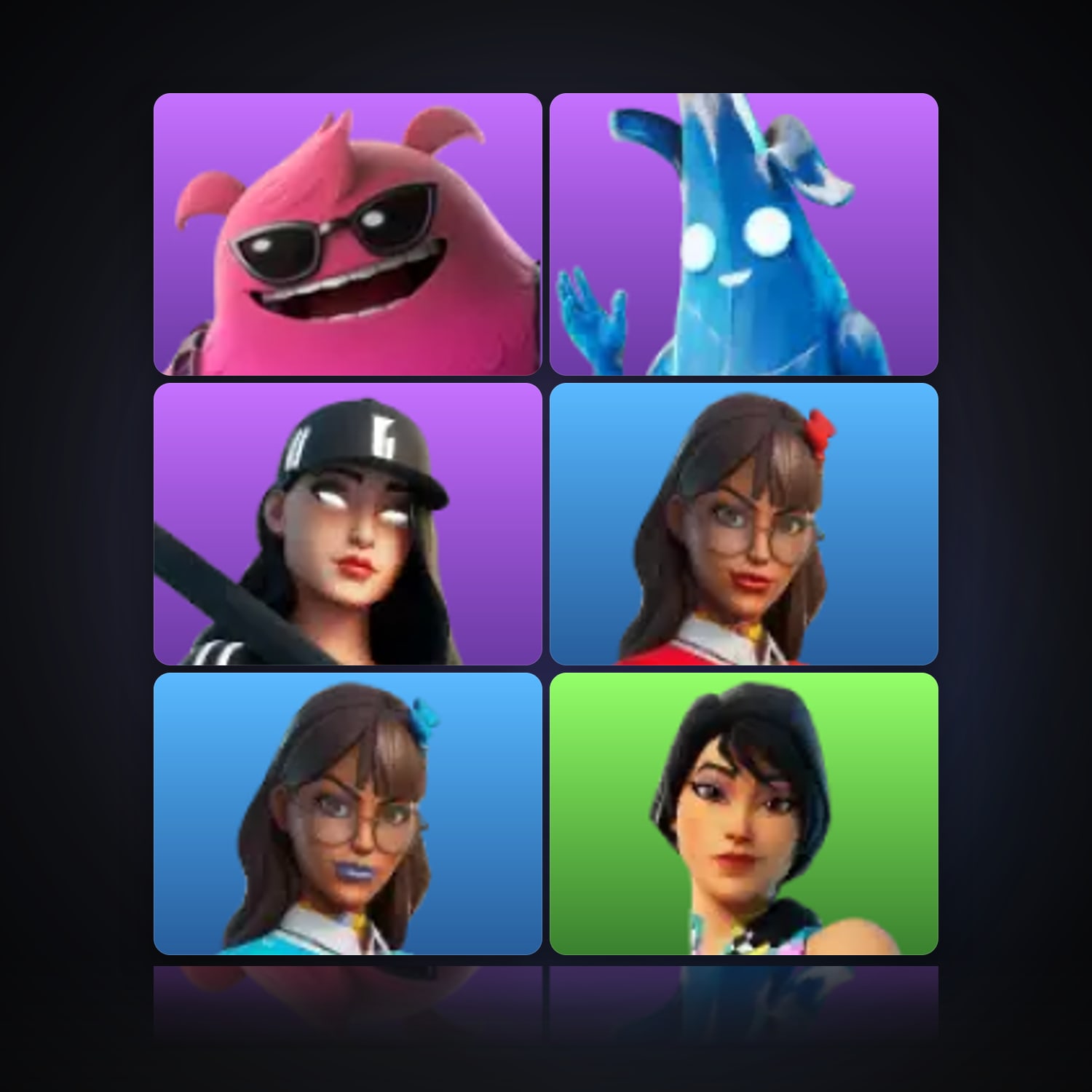 Fortnite | 6 Skins | 300 V-Bucks | Level 286 | 35 Wins — HabibiAccounts