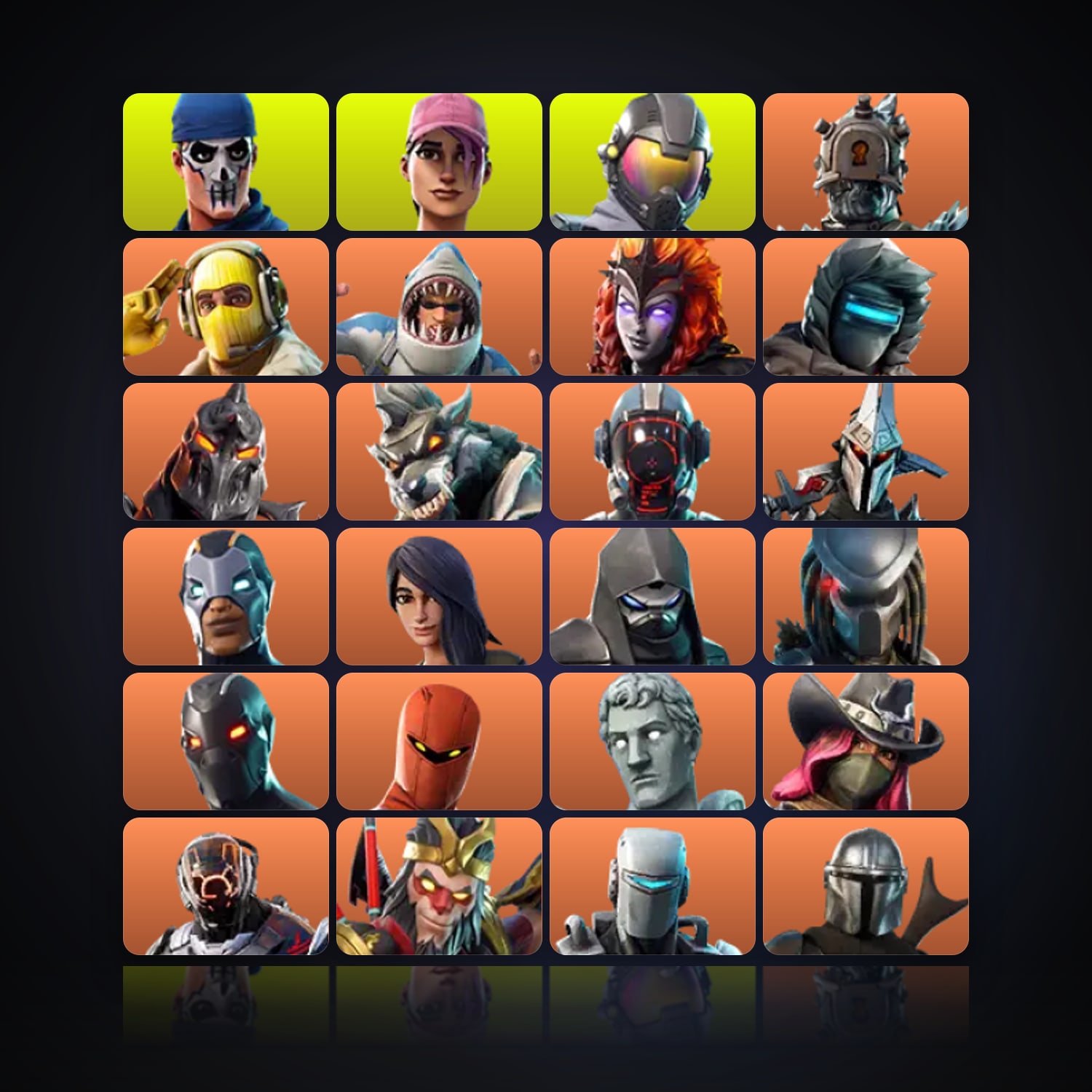Fortnite | 196 Skins | 500 V-Bucks | Level 2763 | 531 Wins — HabibiAccounts