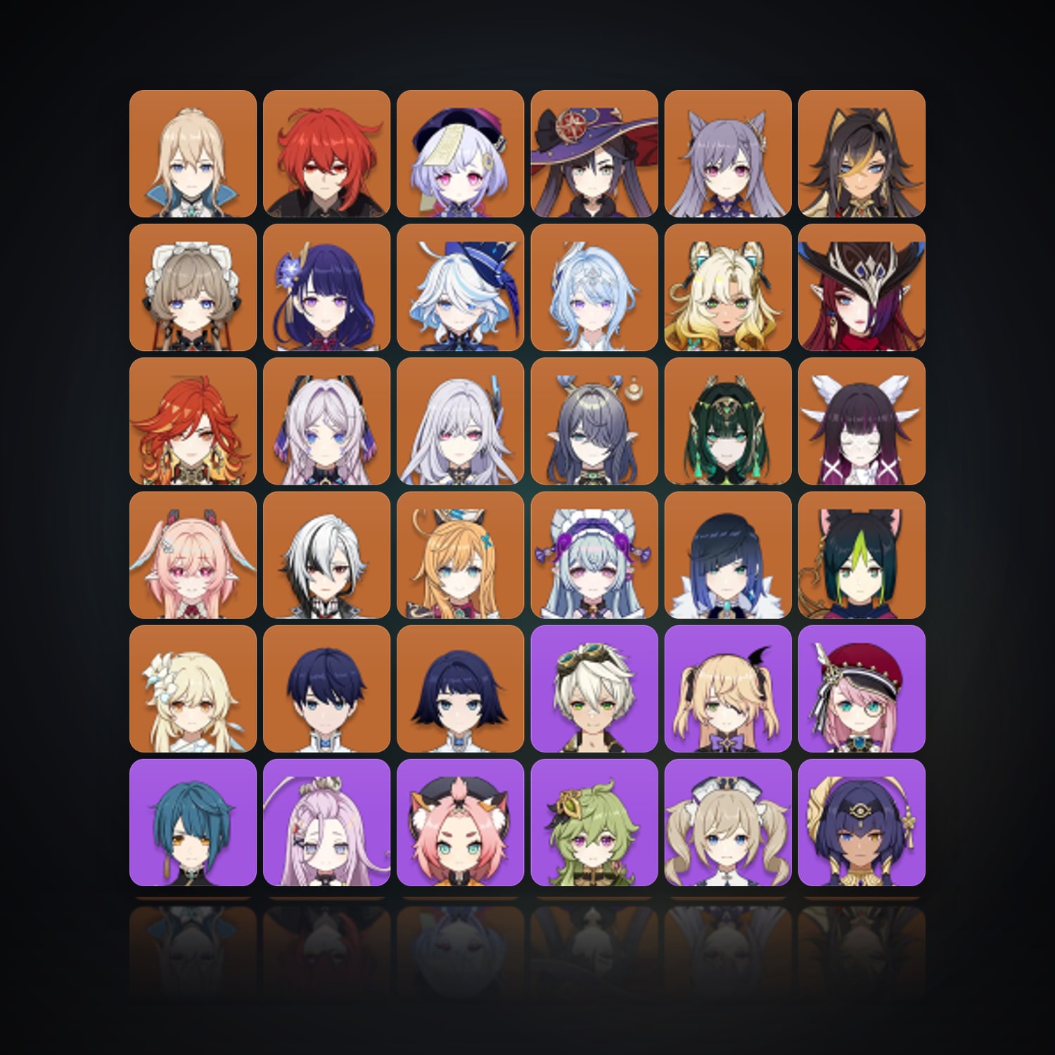 Genshin Impact | AR 60 | 75 Chars | 24× 5★ — HabibiAccounts