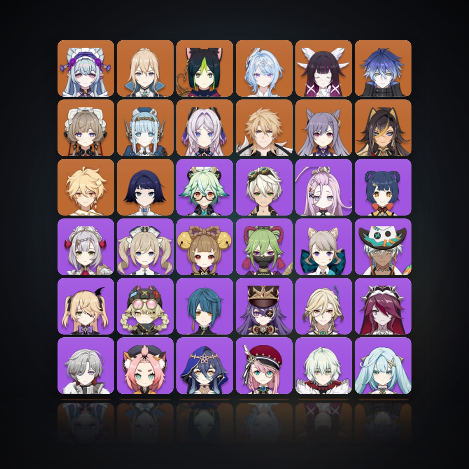 Genshin Impact | AR 57 | 61 Chars | 12× 5★ — HabibiAccounts
