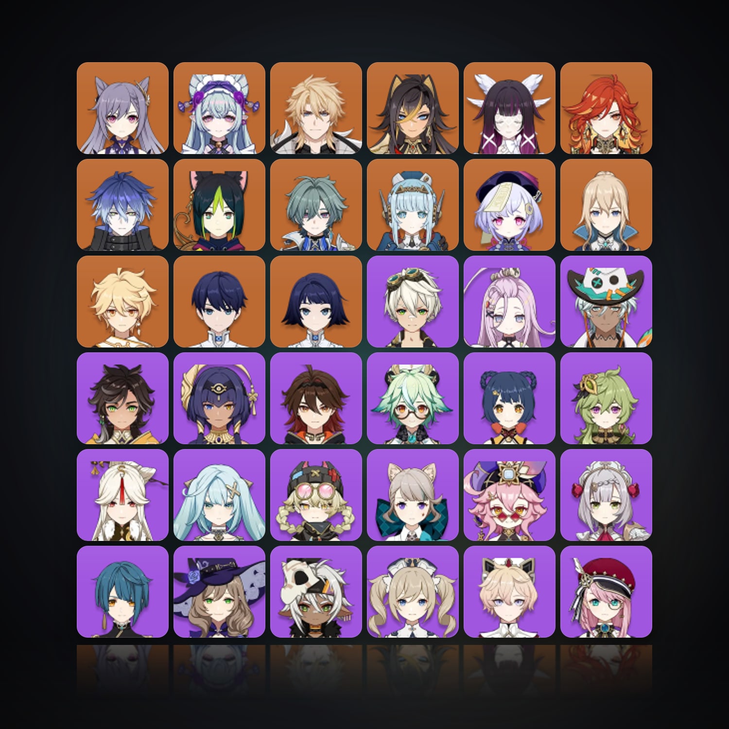 Genshin Impact | AR 57 | 54 Chars | 12× 5★ — HabibiAccounts