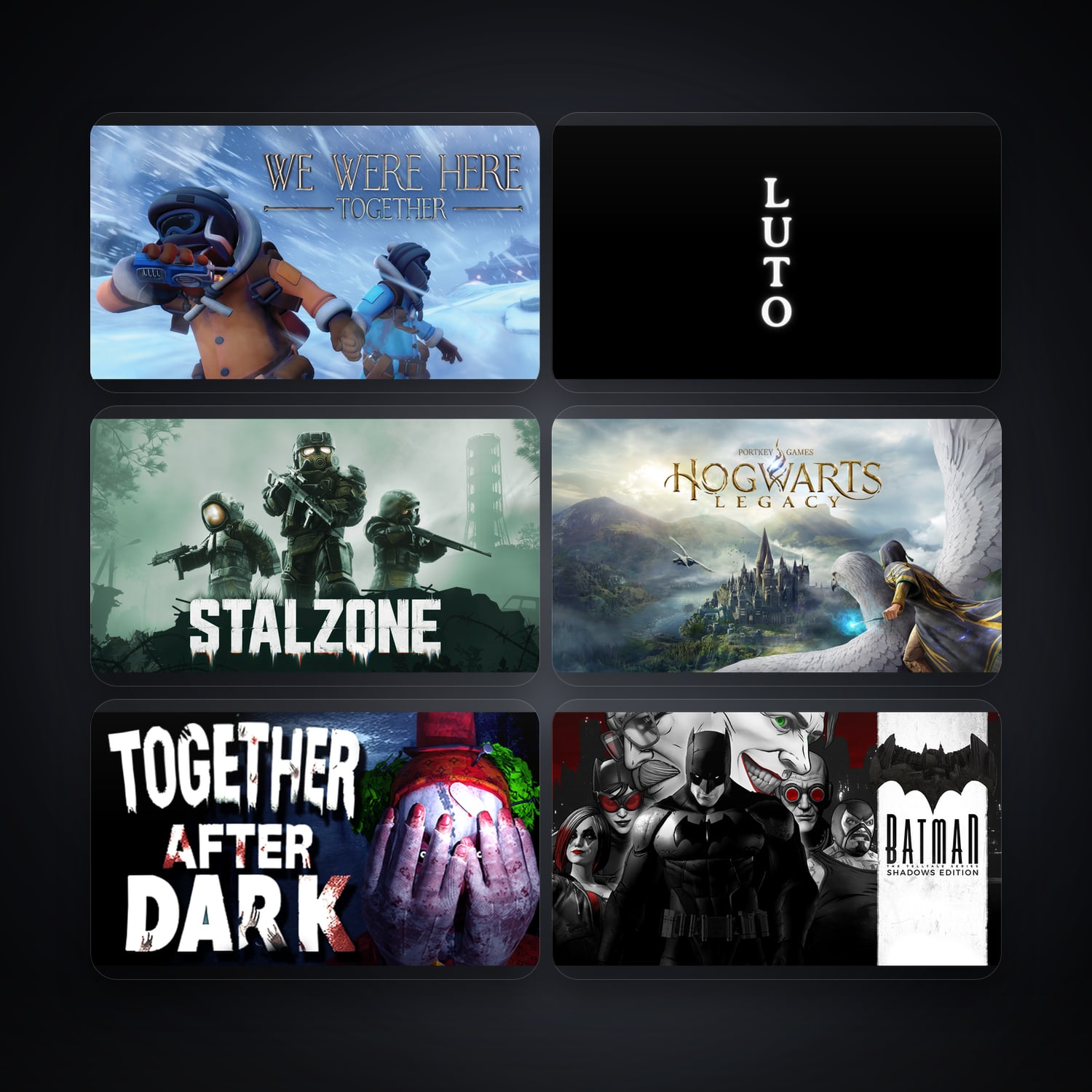 We Were Here Together & Luto | 26 Games — HabibiAccounts
