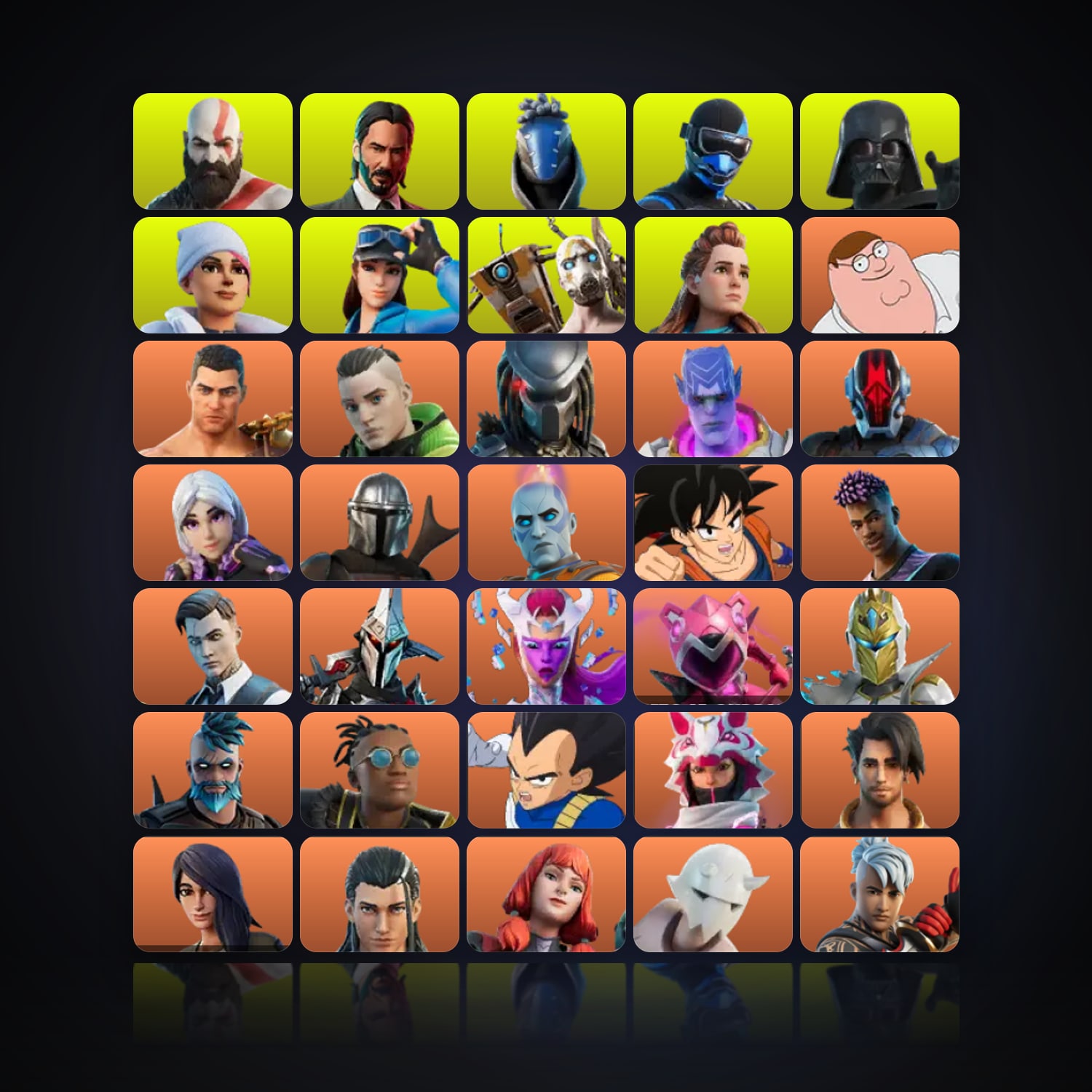 Fortnite | 438 Skins | 450 V-Bucks | Level 3658 | 604 Wins — HabibiAccounts