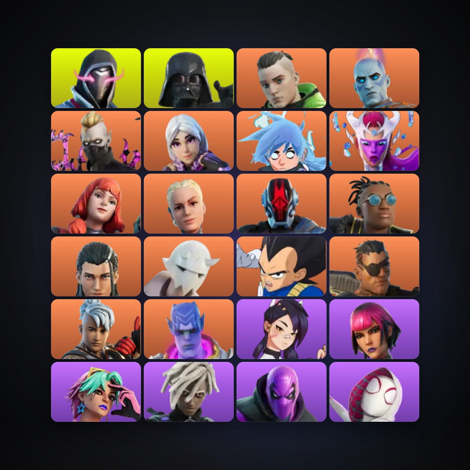 Fortnite | 87 Skins | 300 V-Bucks | Level 1537 | 108 Wins — HabibiAccounts