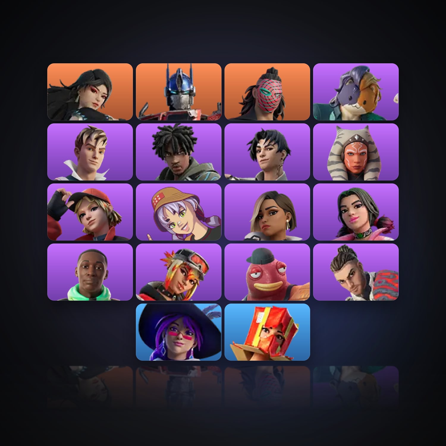 Fortnite | 18 Skins | 950 V-Bucks | Level 358 | 18 Wins — HabibiAccounts