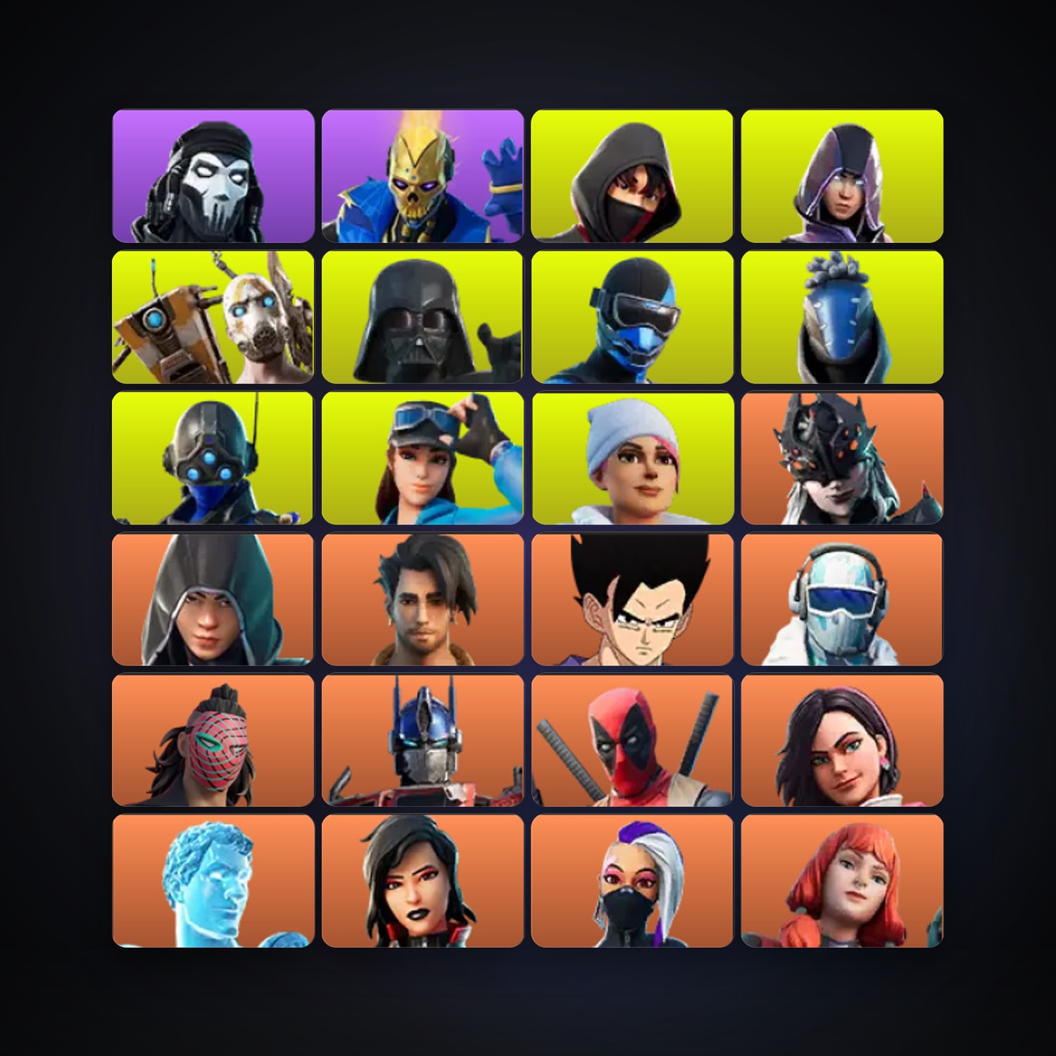 Arachne — Fate — 420 skins — 5.7K V-Bucks — lvl 5051 — HabibiAccounts