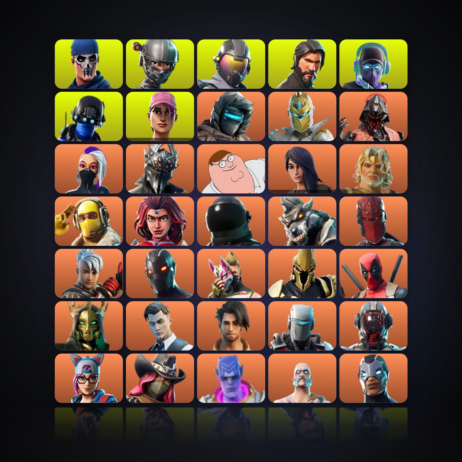 Fortnite | 141 Skins | 250 V-Bucks | Level 1327 | 131 Wins — HabibiAccounts