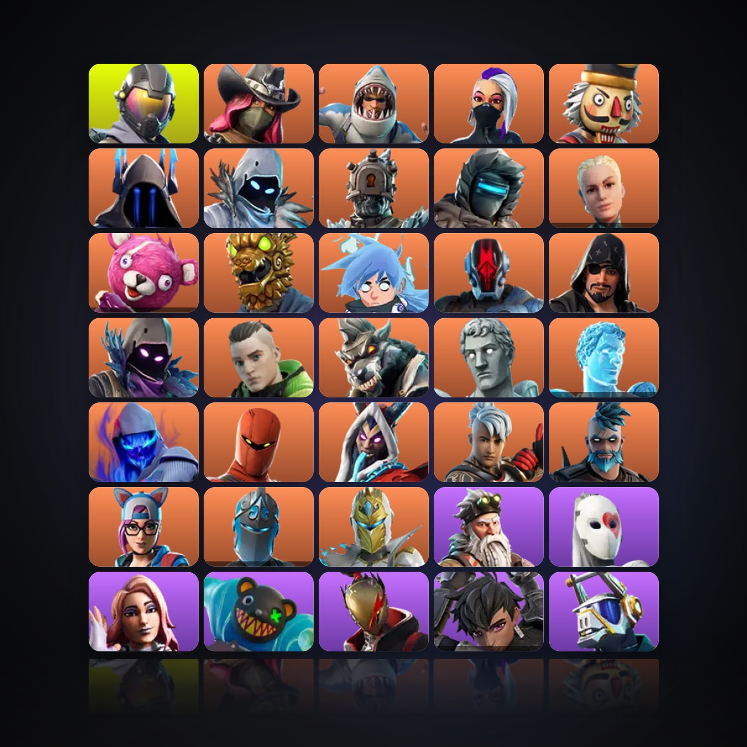 Fortnite | 138 Skins | 1.3K V-Bucks | Level 1694 | 335 Wins — HabibiAccounts