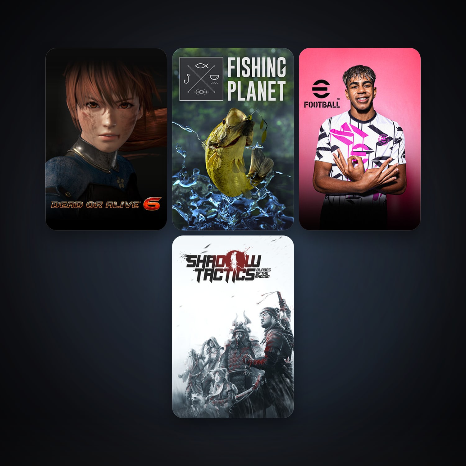 Fishing Planet + Shadow Tactics: Blades of the Shogun, 6 games, clean — HabibiAccounts