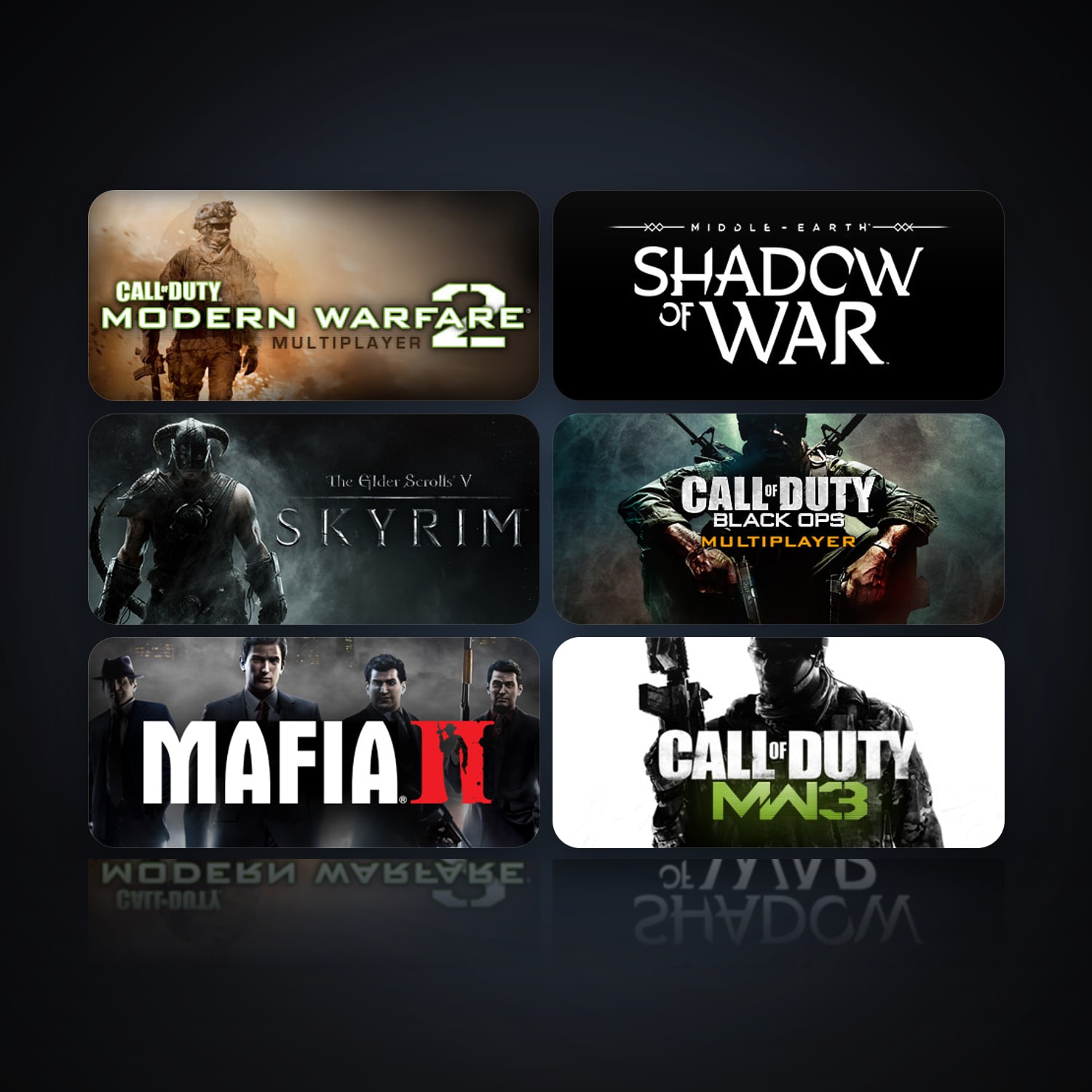 Call of Duty: Modern Warfare 2 - Multiplayer (2009) & Middle-earth: Shadow of War | Level 11 | 94 Games | Clean — HabibiAccounts