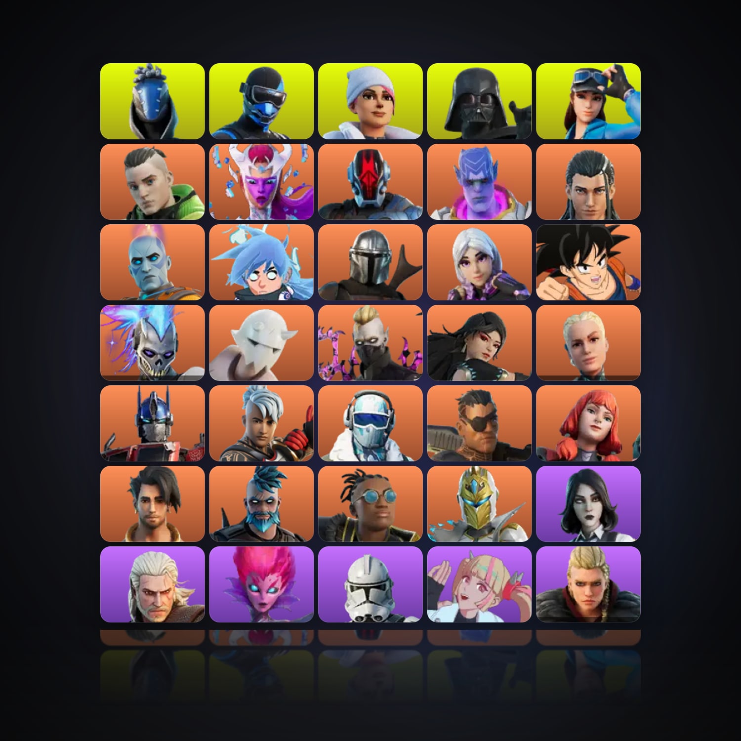 Fortnite | 149 Skins | 50 V-Bucks | Level 1925 | 205 Wins — HabibiAccounts