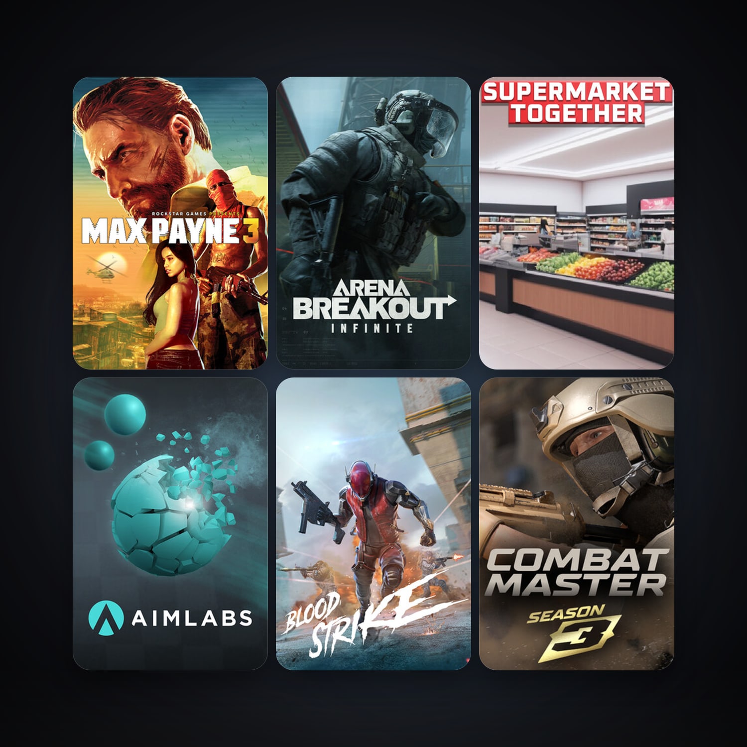Counter-Strike + Max Payne 3, 37 games, clean — HabibiAccounts