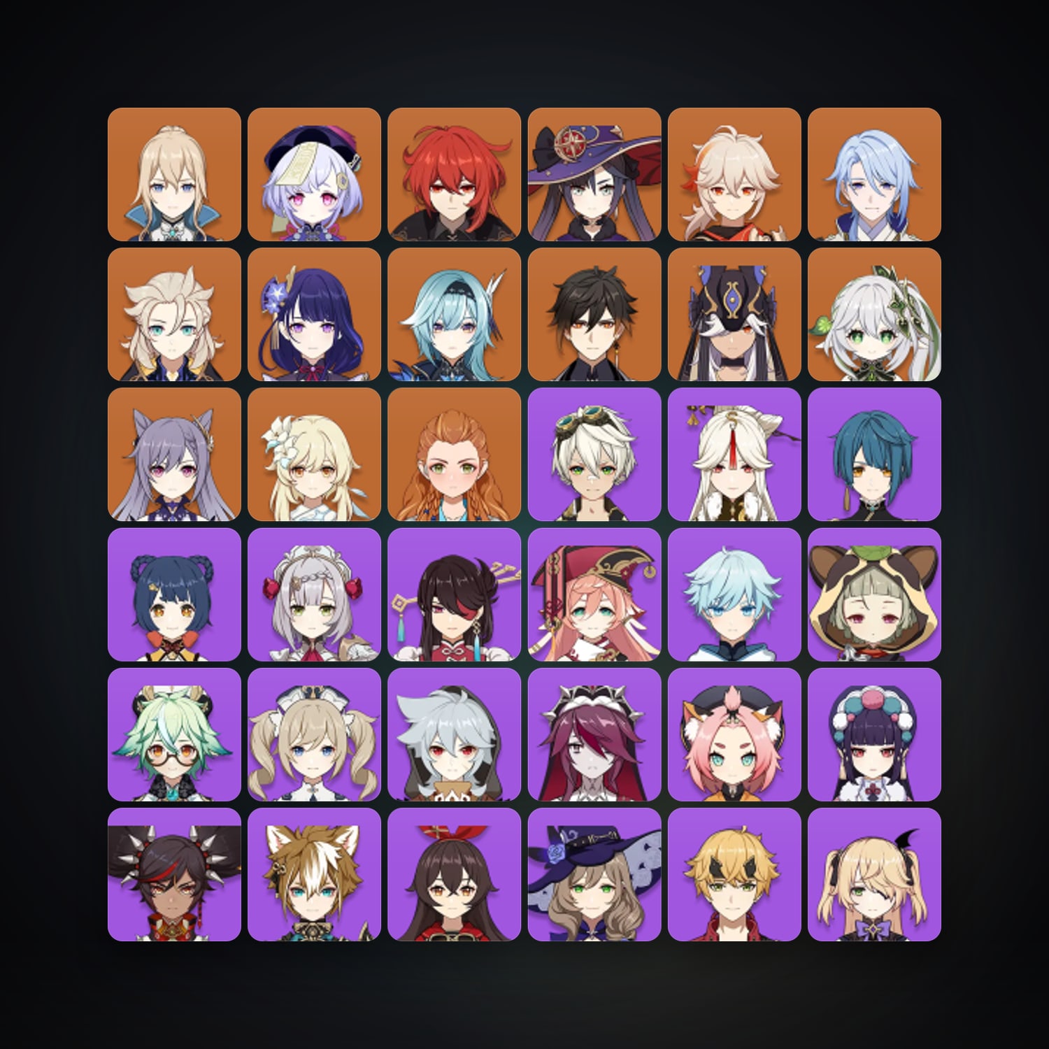 Genshin Impact | AR 58 | 48 Chars | 13× 5★ — HabibiAccounts