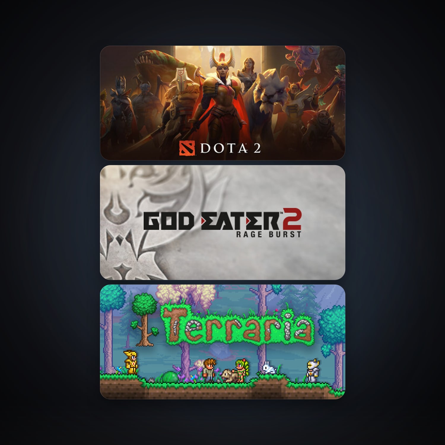 Dota 2 + Terraria, 7 games, clean — HabibiAccounts