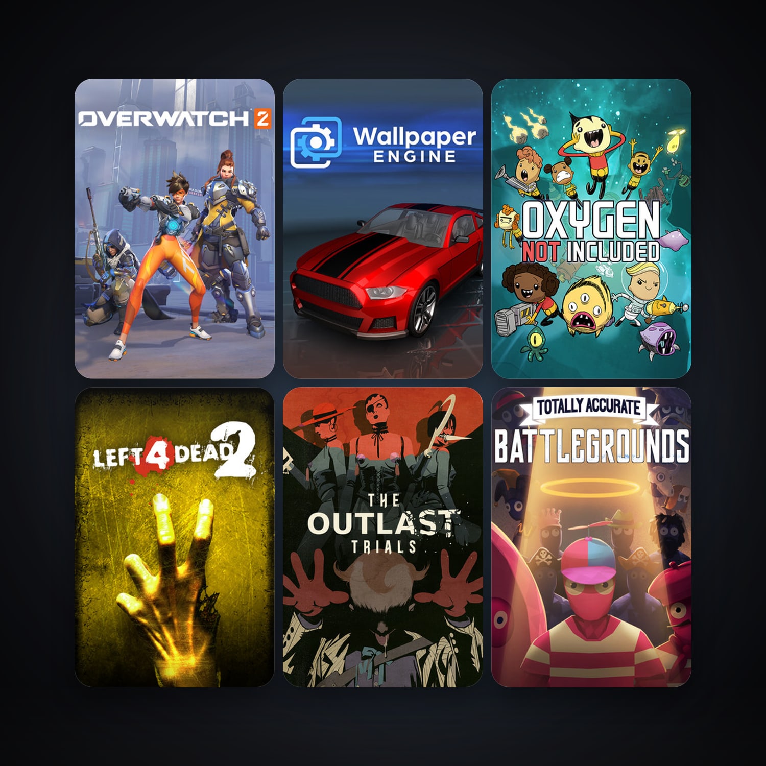 Left 4 Dead 2 + Wallpaper Engine, 12 games, clean — HabibiAccounts