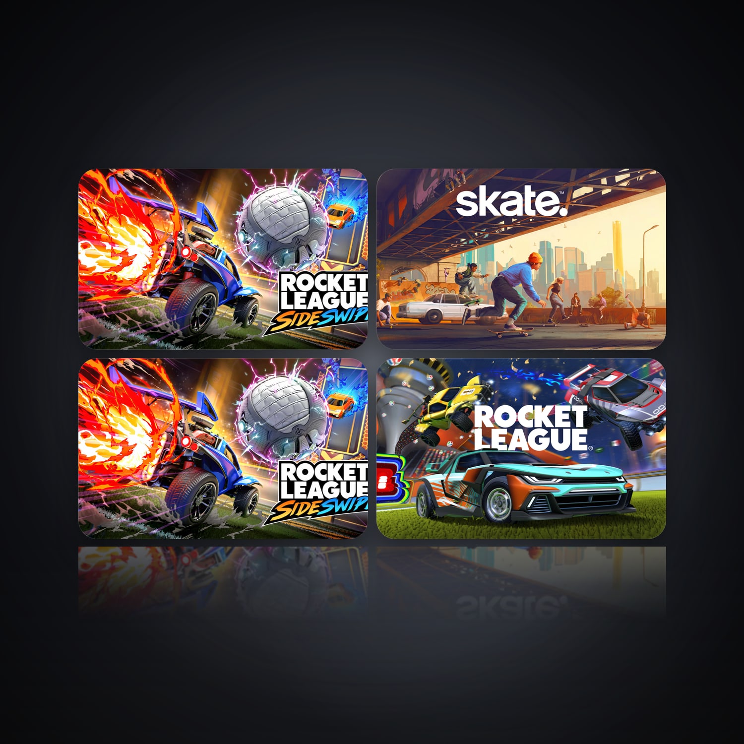 Rocket League Sideswipe & skate. | 4 Games — HabibiAccounts