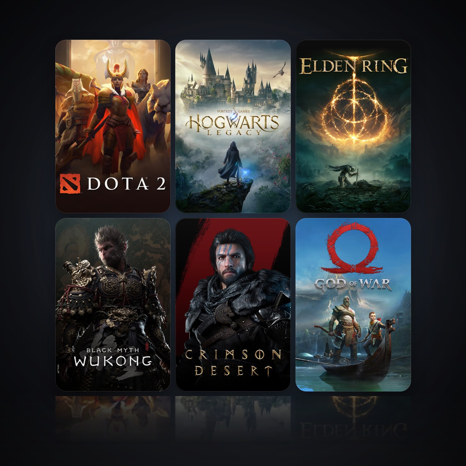 Dota 2 & Hogwarts Legacy | 54 Games | Clean — HabibiAccounts