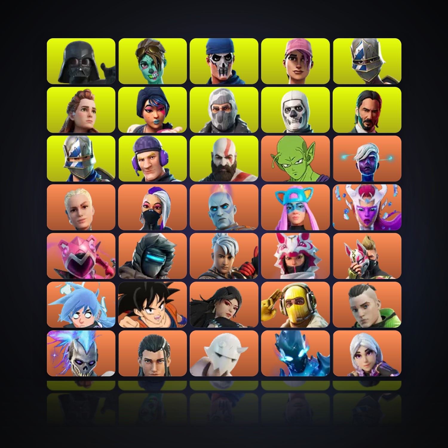 Fortnite | 373 Skins | 3.6K V-Bucks | Level 2377 | 1.1K Wins — HabibiAccounts
