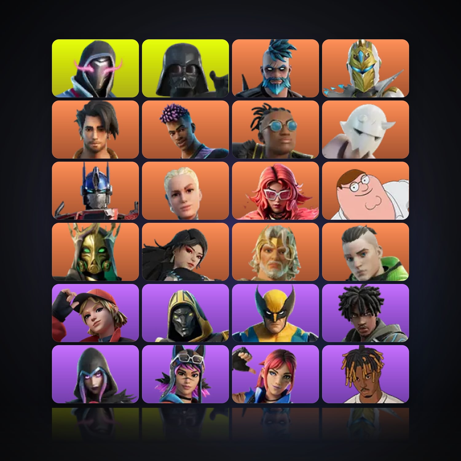 Fortnite | 91 Skins | 50 V-Bucks | Level 1872 | 55 Wins — HabibiAccounts
