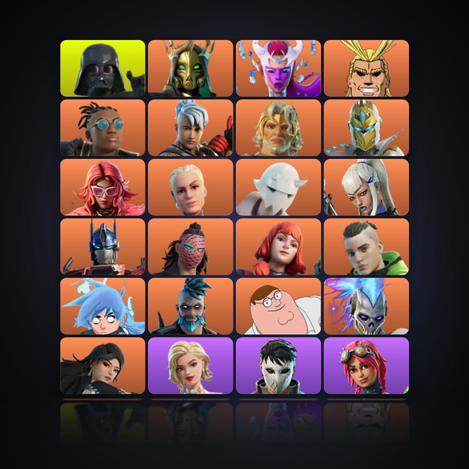 Fortnite | 255 Skins | 250 V-Bucks | Level 2716 | 263 Wins — HabibiAccounts