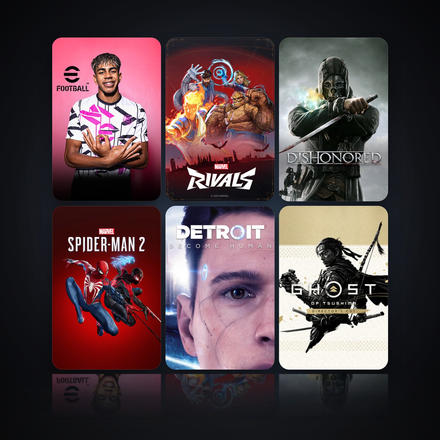 eFootball 2024 & Marvel Rivals | 30 Games | Clean — HabibiAccounts