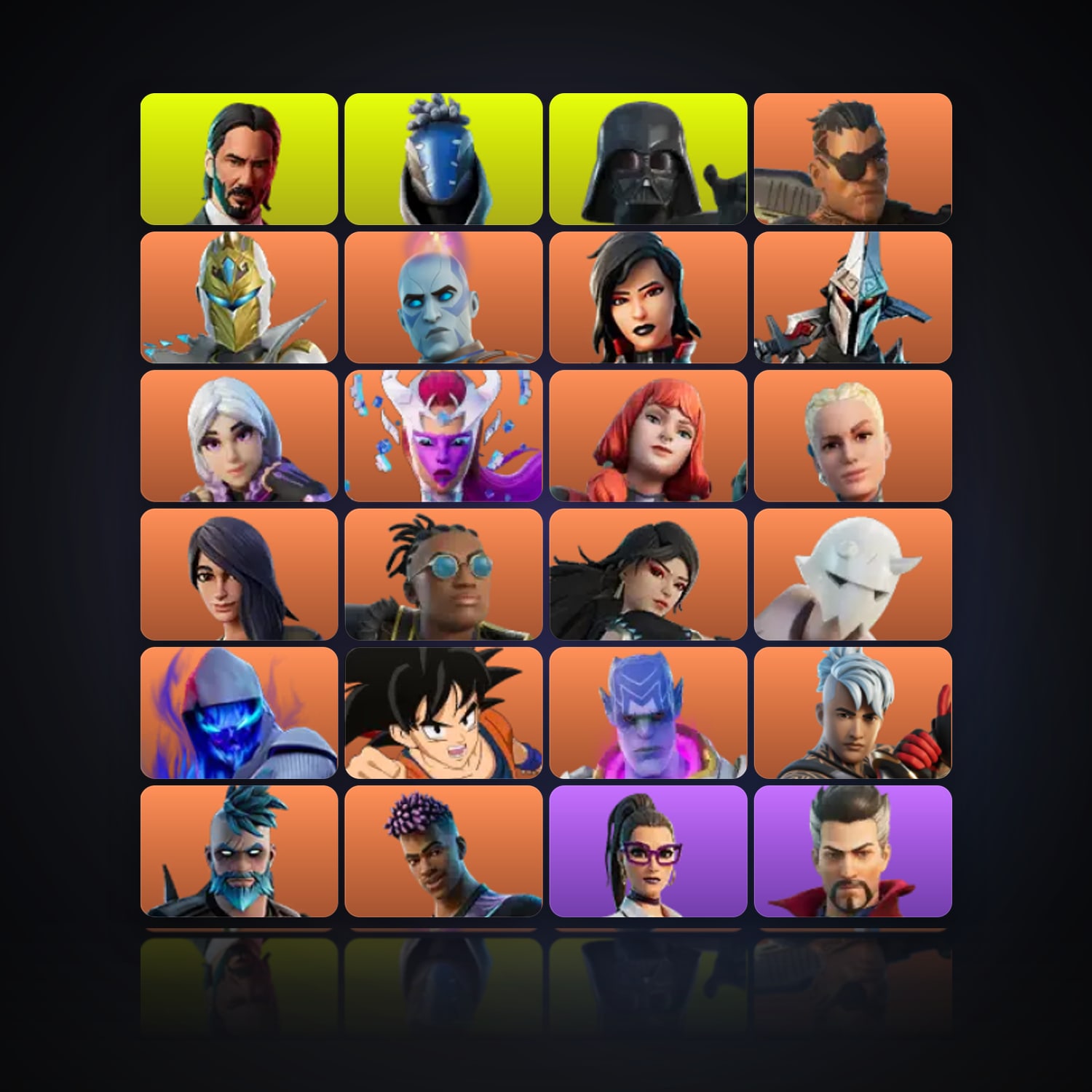 Fortnite | 170 Skins | 300 V-Bucks | Level 2451 | 173 Wins — HabibiAccounts